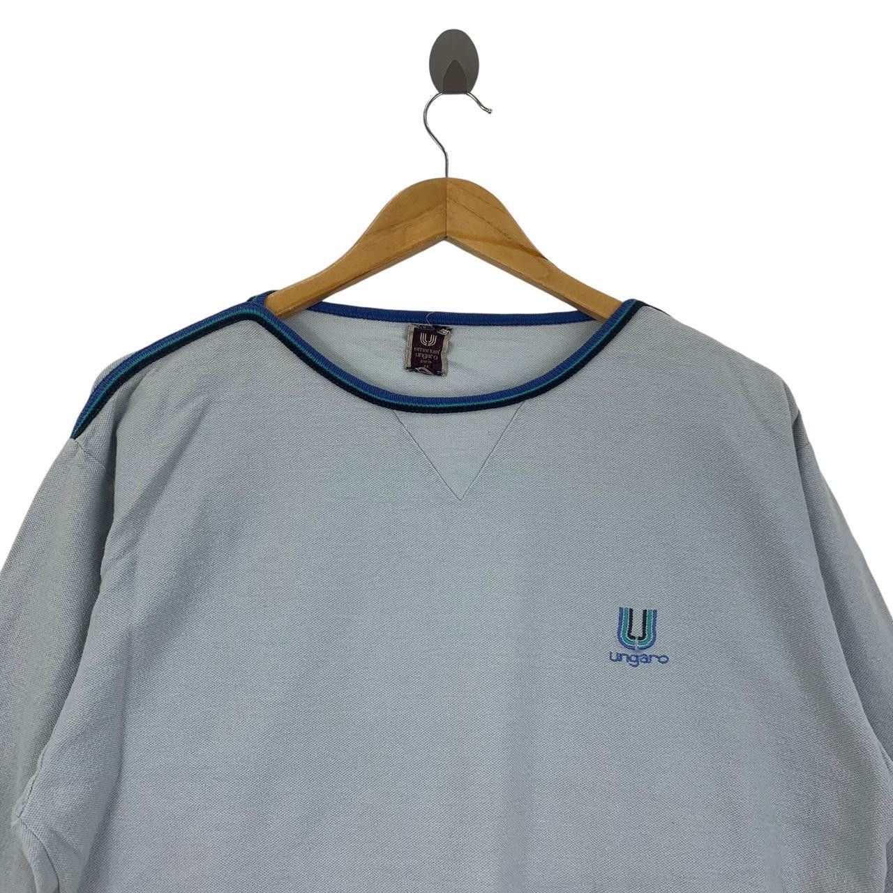 Vintage Vintage EMANUEL UNGARO PARIS Ringer Tee Shirt Top Size US M / EU 48-50 / 2 - 2 Thumbnail