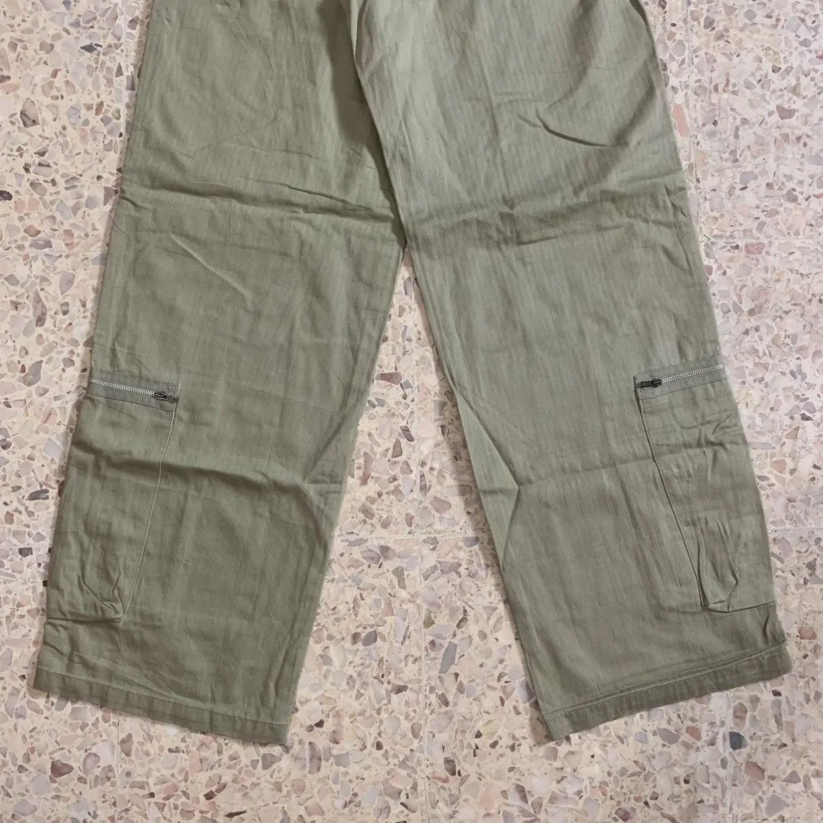 Seditionaries ‼️ RARE ‼️ JAPANESE VTG BIG POCKET TROUSERS BAGGY HBT TWILL Size US 28 / EU 44 - 11 Thumbnail