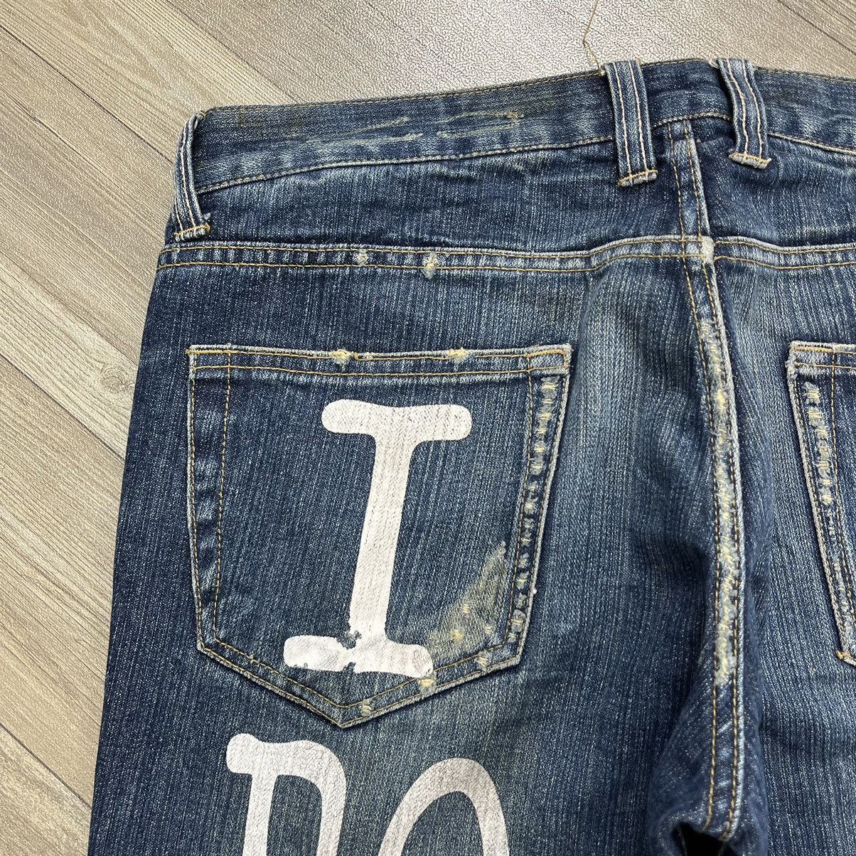 If Six Was Nine × Japanese Brand × Le Grande Bleu (L.G.B.) Y2K I ☠️ Rock Limited Distressed Skulls Blue Jeans Lgb Goa Size US 34 / EU 50 - 4 Thumbnail