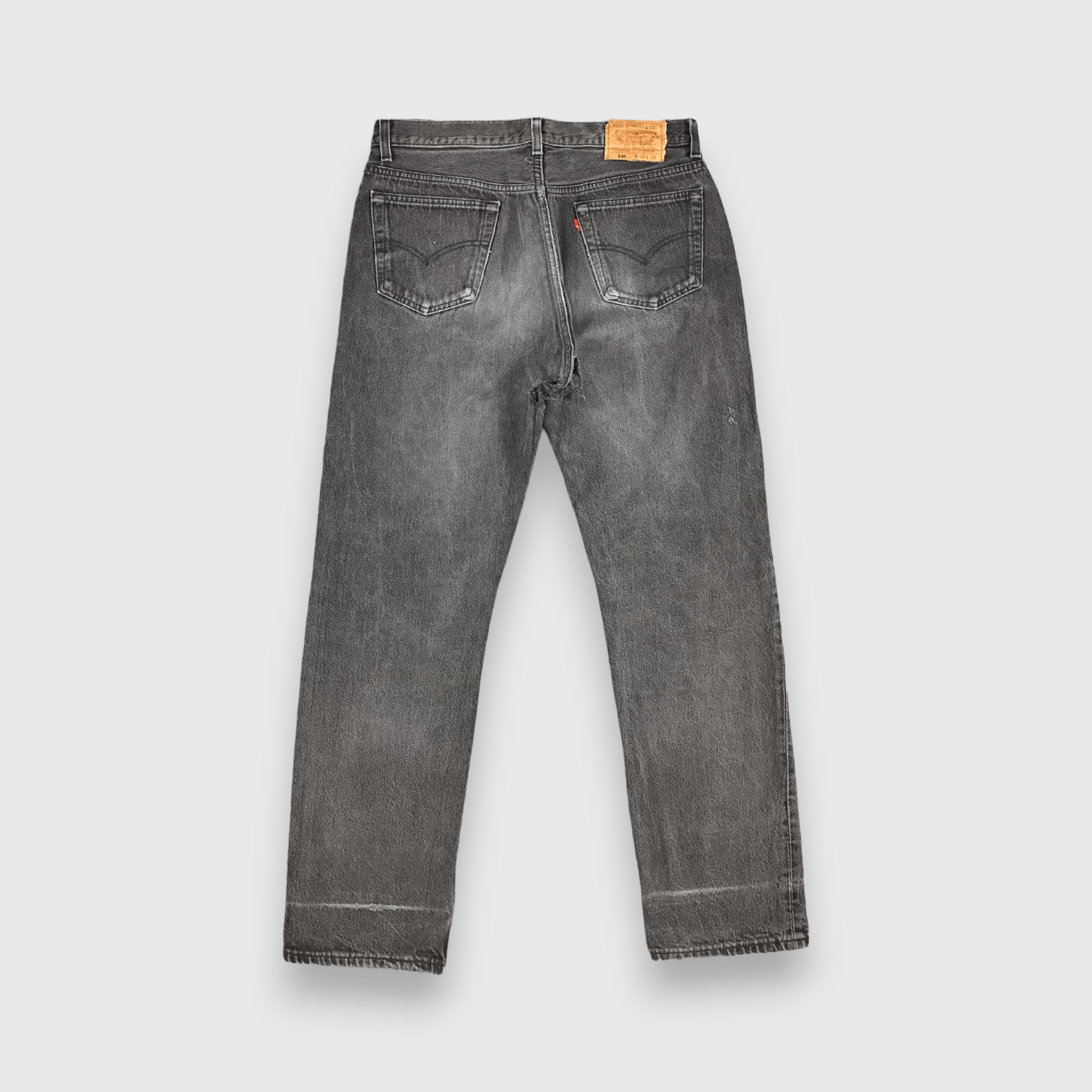 Levi's 90s Vintage Distress Levis 501 Jeans-J1439 Size US 35 - 2 Thumbnail