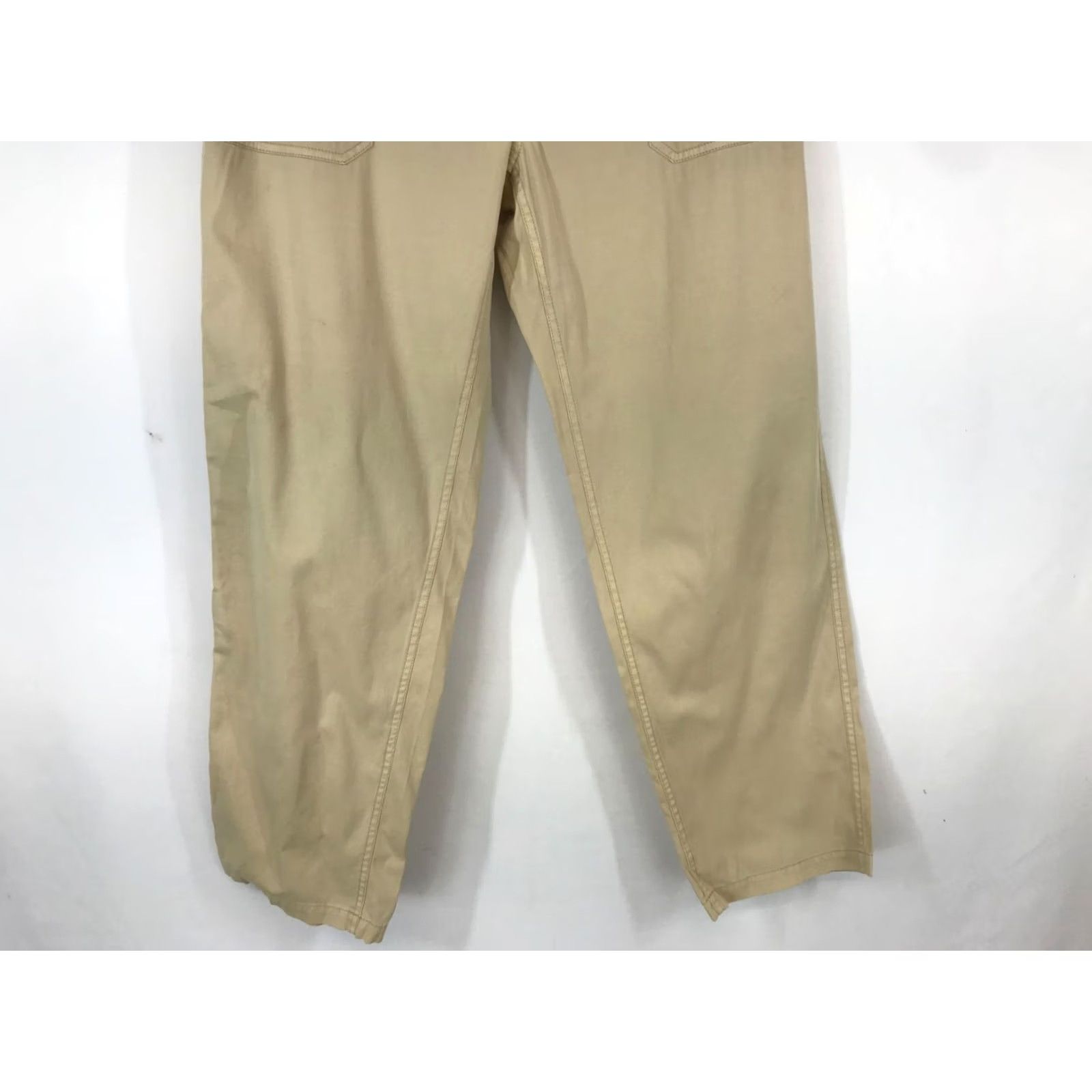 Pendleton Pendleton - Women's 10 - Beige Cotton Blend Casual Chino Pants / Jeans Ballpark? Size 32" / US 10 / IT 46 - 3 Thumbnail