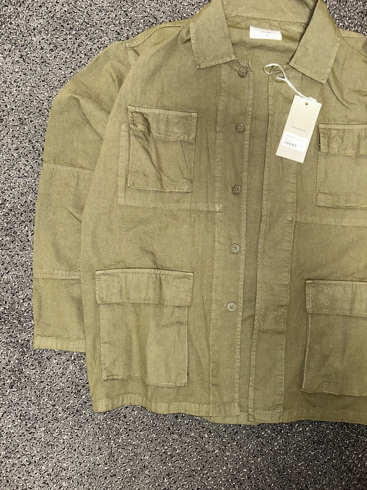Folk Folk Men's Army Utility Ammo Shacket RRP £160 Size US XL / EU 56 / 4 - 4 Thumbnail