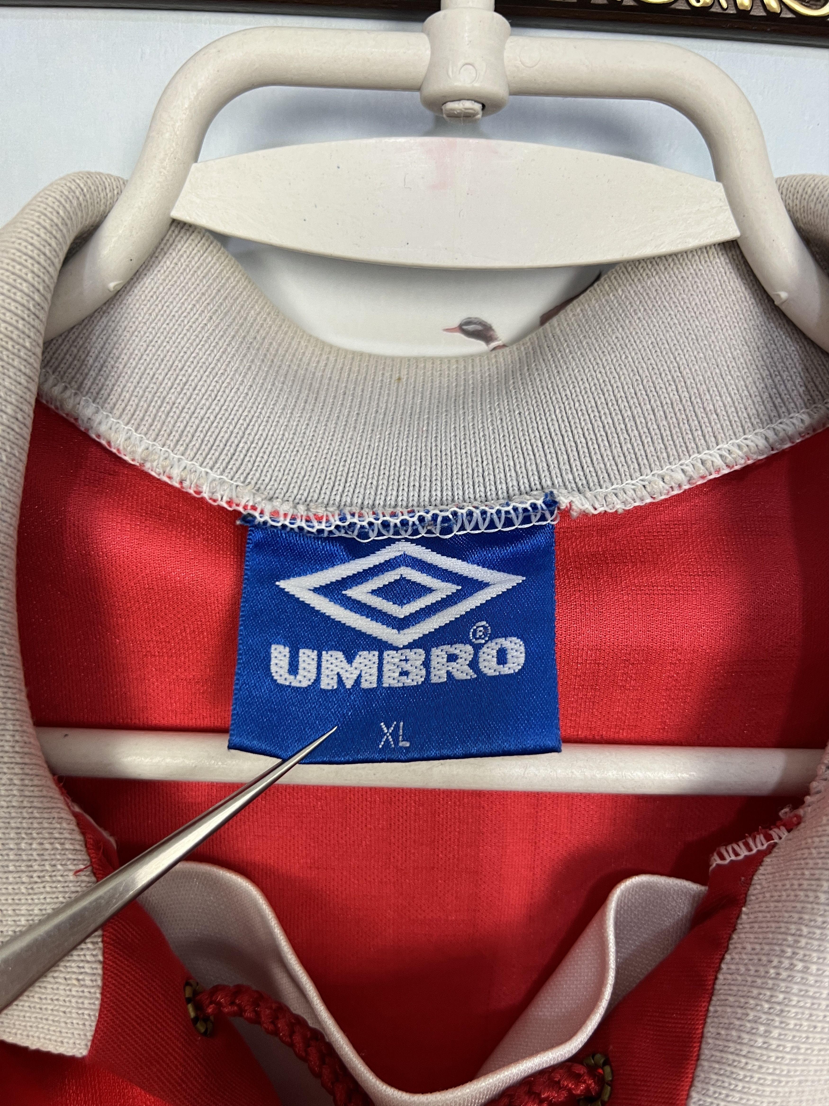 Umbro Manchester United Home football shirt 1992 Soccer Umbro Size US XL / EU 56 / 4 - 8 Thumbnail