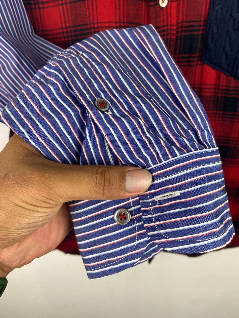 Japanese Brand hanalei japanese brand patchworks shirt very nice design Size US L / EU 52-54 / 3 - 4 Thumbnail