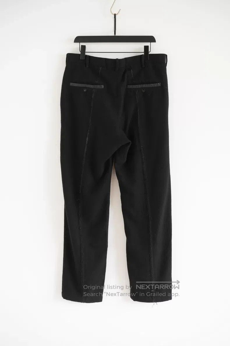 Yohji Yamamoto Yohji Yamamoto size 2 05aw torn patchwork leather trousers Size US 28 / EU 44 - 2 Thumbnail