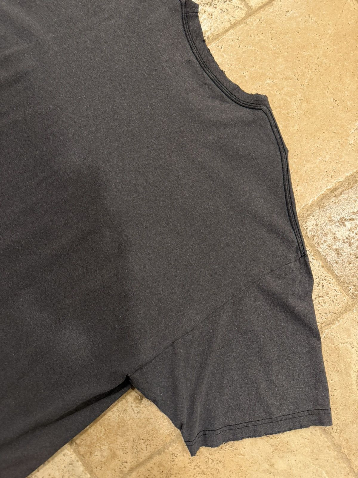 Gallery Dept. Gallery Dept Vintage Blank Wash Dust Black Distress T-Shirt Size US XXL / EU 58 / 5 - 12 Thumbnail