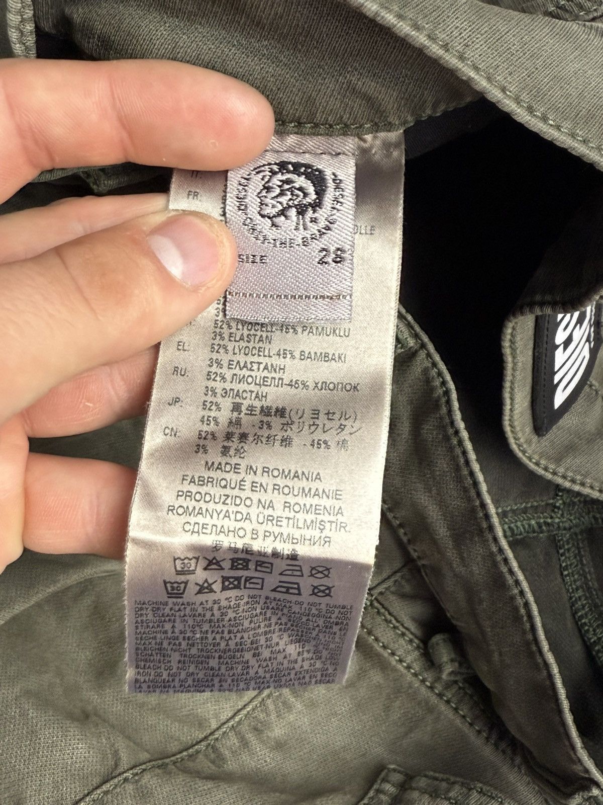 Designer × Diesel × Vintage Vintage rare diesel waxed rare pants jeans Size US 28 / EU 44 - 9 Thumbnail