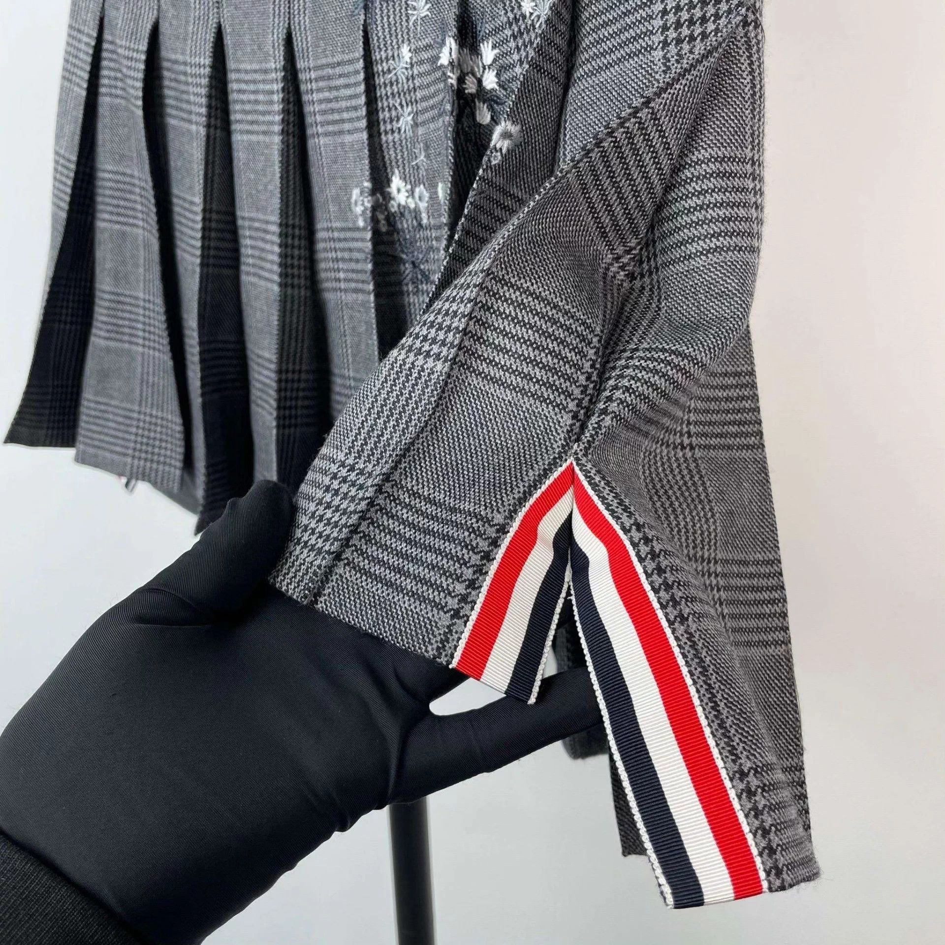 Thom Browne Thom Brown linen-cotton skirt 36 gray Size 26" / US 2 / IT 38 - 6 Thumbnail