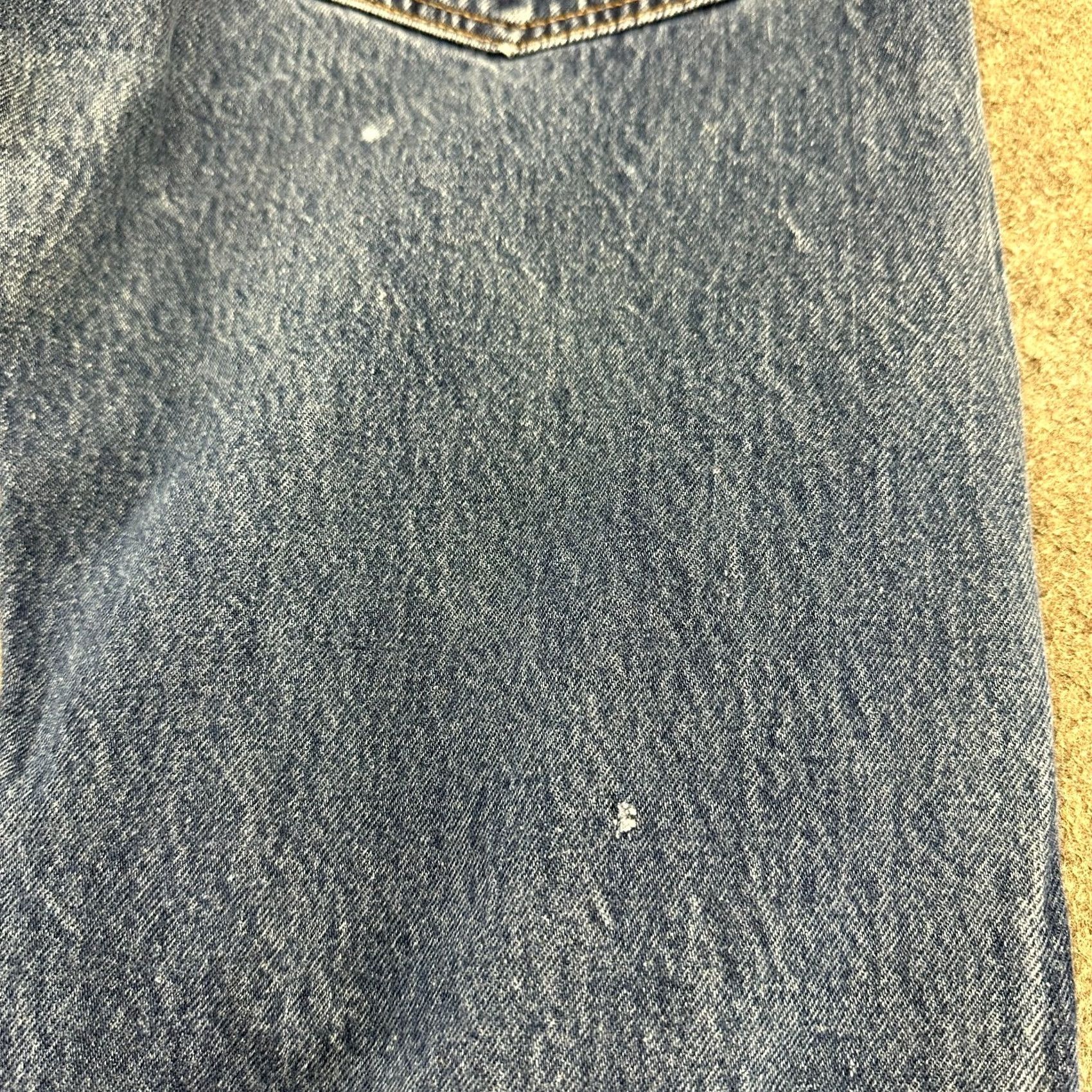 Levi's VINTAGE Levi's 501 Jeans Mens 33x34 Actual 30x31 Blue Dark Wash Straight 90s USA Mens Size US 33 - 4 Thumbnail