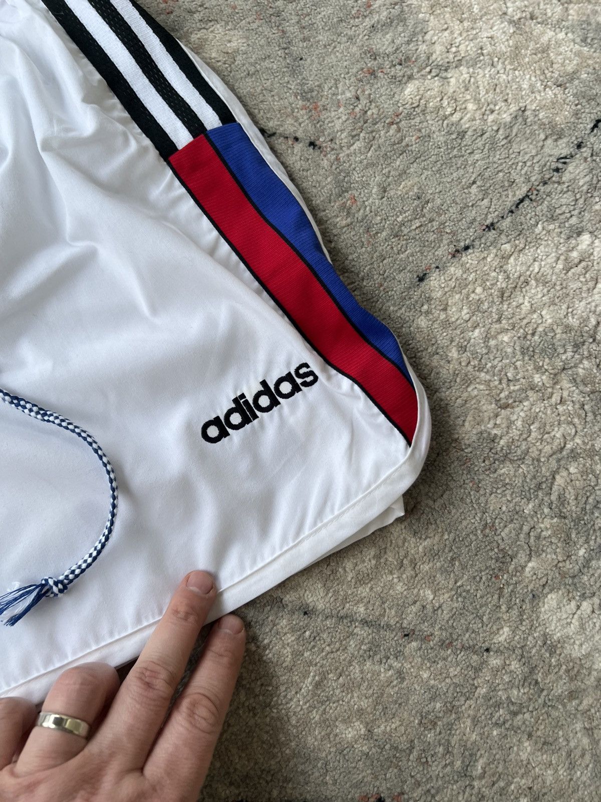 Adidas × Vintage Vintage Adidas F.C. Bayern Shorts Made In England Size US 36 / EU 52 - 3 Thumbnail