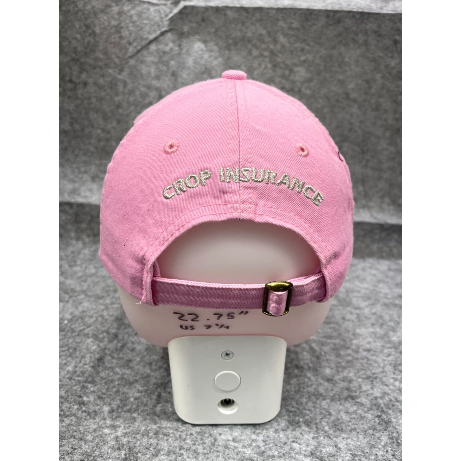 John Deere John Deere Hat Cap Strap Back Adult Pink Cotton Farm Equipment Crop Insurance Size ONE SIZE - 6 Thumbnail