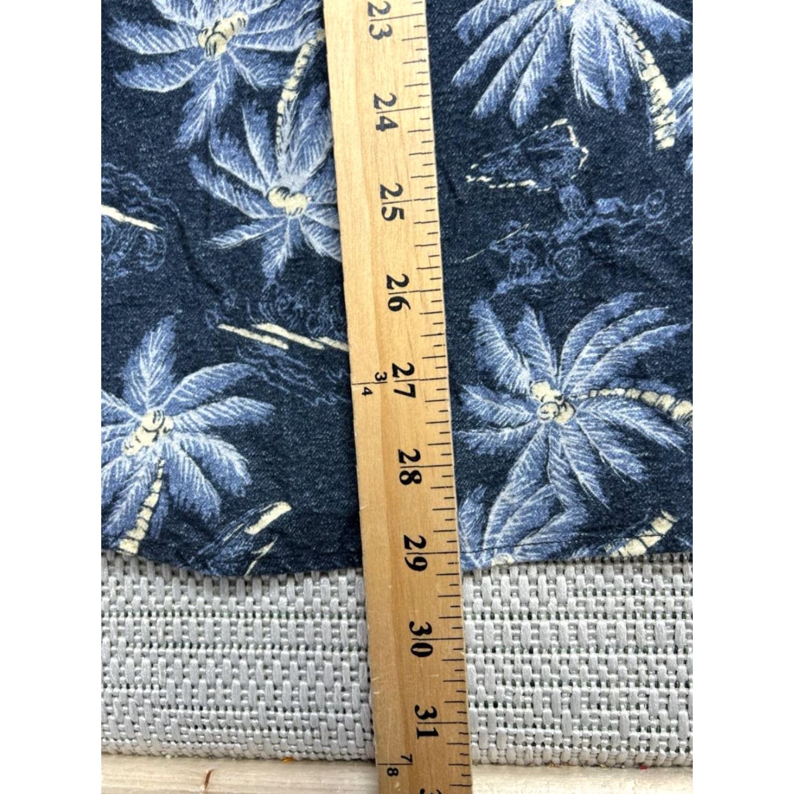 Faherty Faherty Shirt Mens Medium Blue Cotton Palm Trees Print Button Up Size US M / EU 48-50 / 2 - 6 Thumbnail