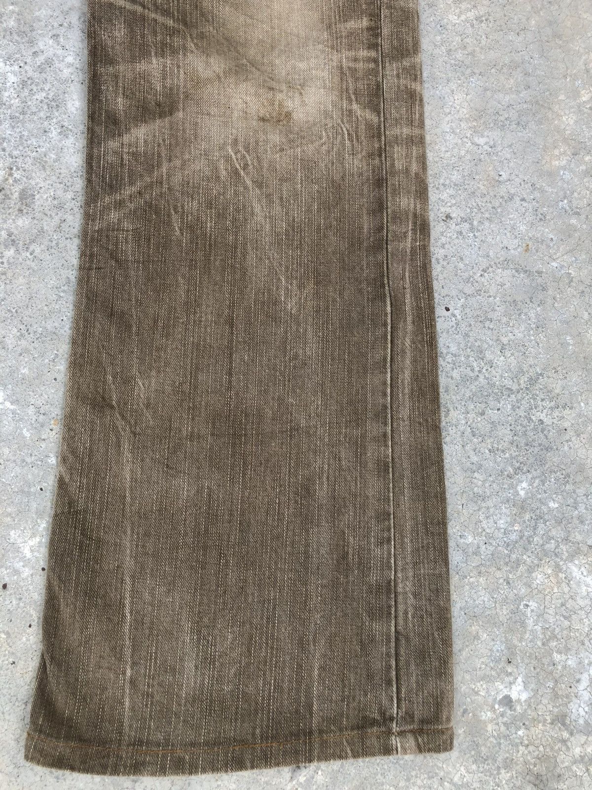 If Six Was Nine Japanese Edwin Exclusive Flared Jeans Distressed Bootcut Size US 33 - 7 Thumbnail