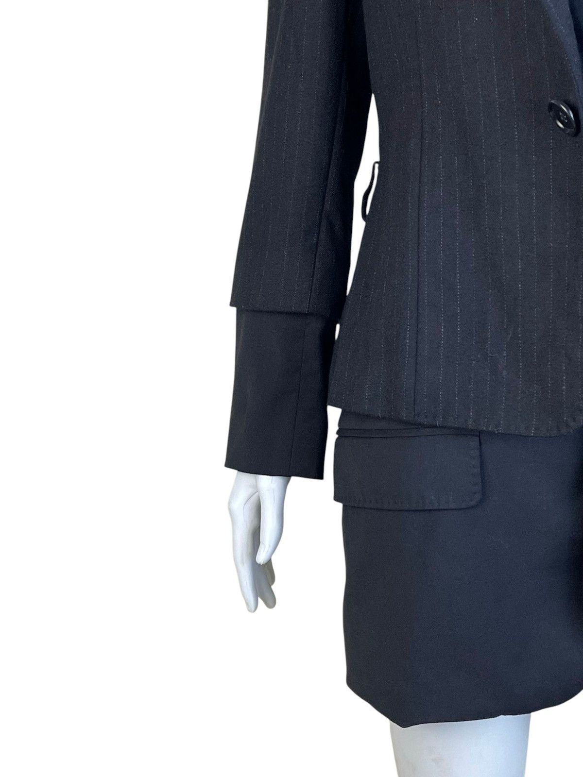 A.F. Vandevorst FW08 A.F. Vandevorst Layered Hybrid Tailored Jacket Size XS / US 0-2 / IT 36-38 - 5 Thumbnail