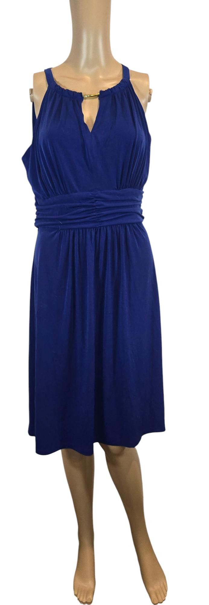 Designer Shelby & Palmer Women's Blue Dress - Size 12 Size XL / US 12-14 / IT 48-50 - 1 Thumbnail
