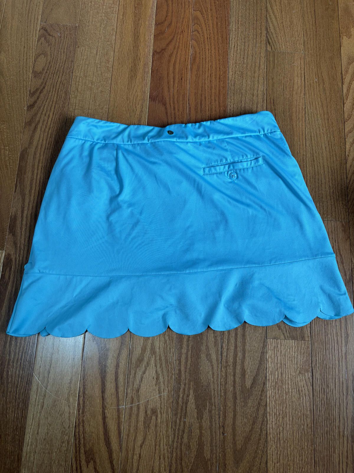 Other Athletic Blue Scalloped Hem Skort Size Large Size 36" / US 14 / IT 50 - 2 Thumbnail