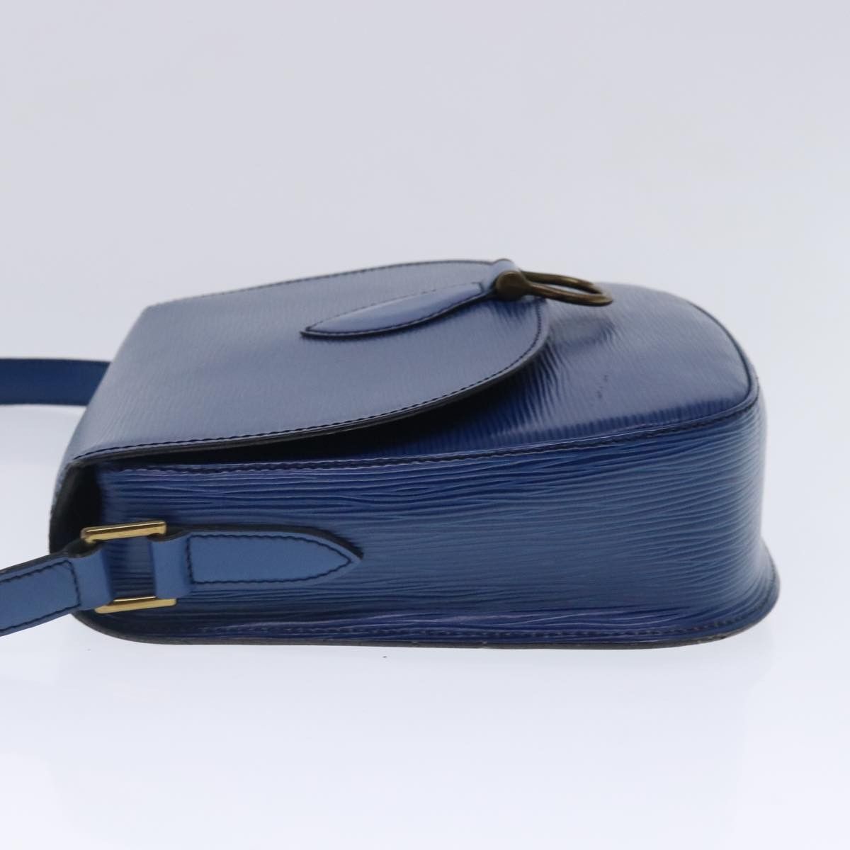Louis Vuitton LOUIS VUITTON Epi Saint Cloud GM Shoulder Bag Toledo Blue Size ONE SIZE - 3 Thumbnail