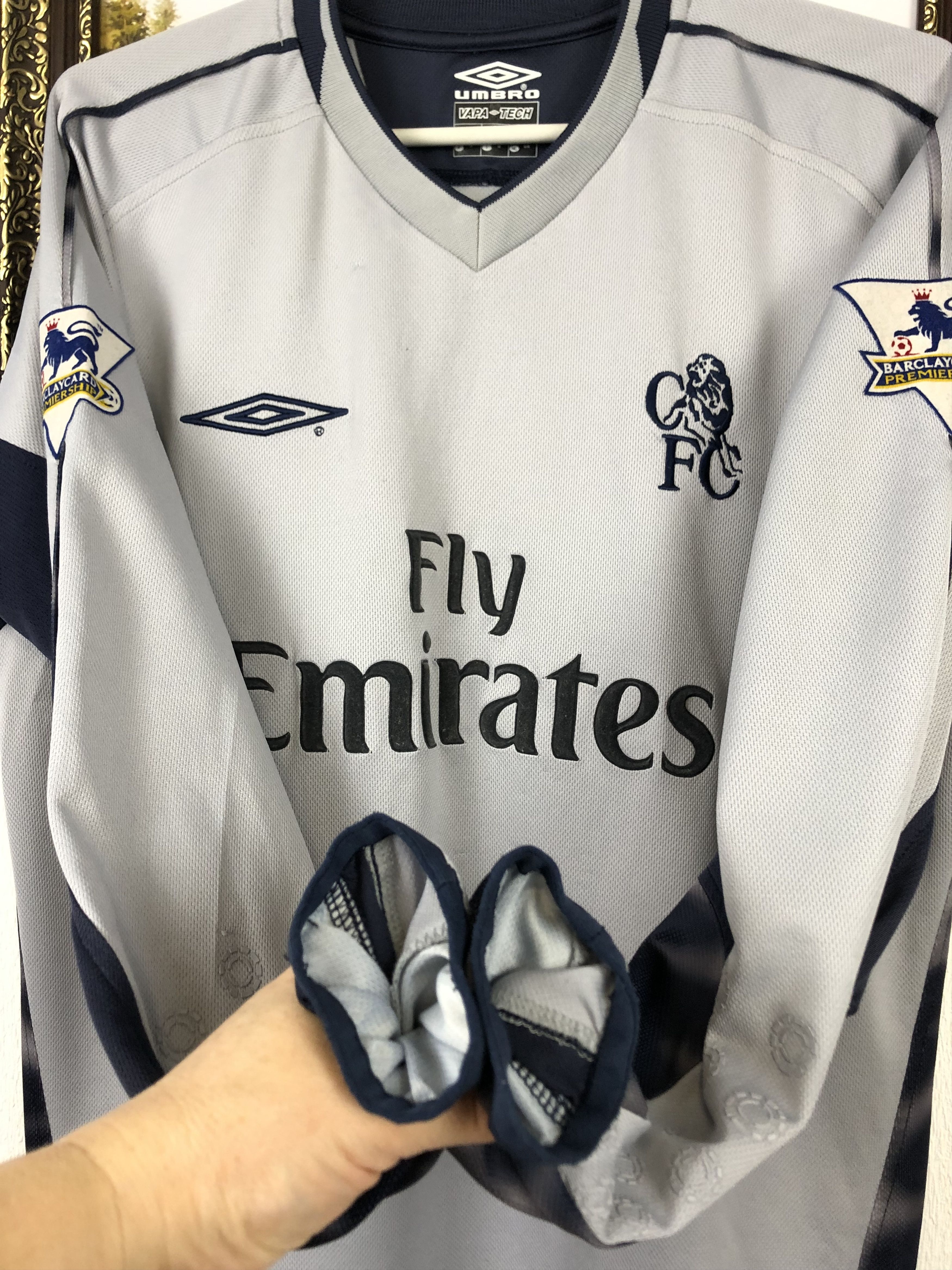 Umbro Chelsea Goalkeeper football shirt 2003 #23 Cudicini Jersey Size US M / EU 48-50 / 2 - 6 Thumbnail