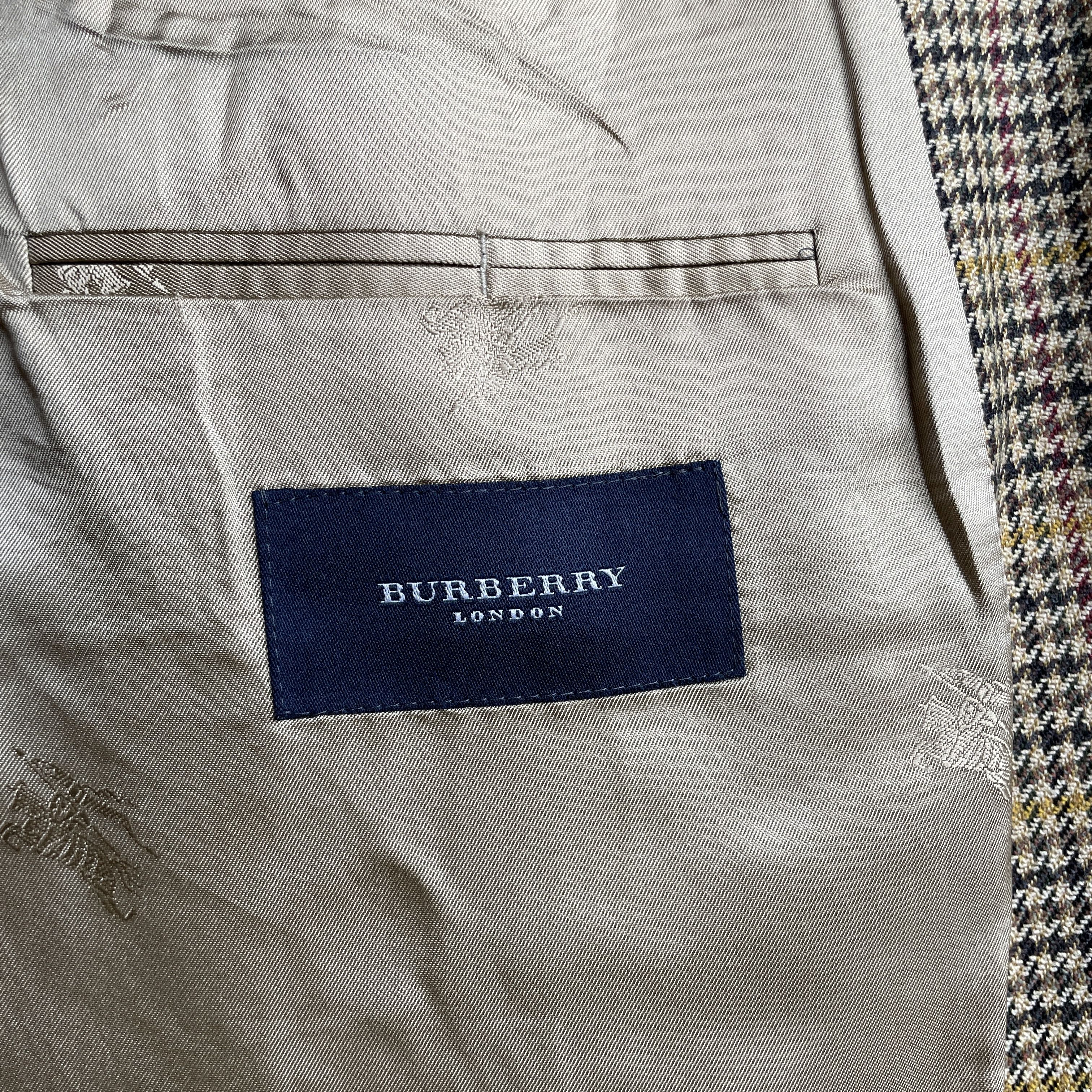 Burberry Burberry London Barrie-S Houndstooth Wool Sport Coat Size 46R - 10 Thumbnail