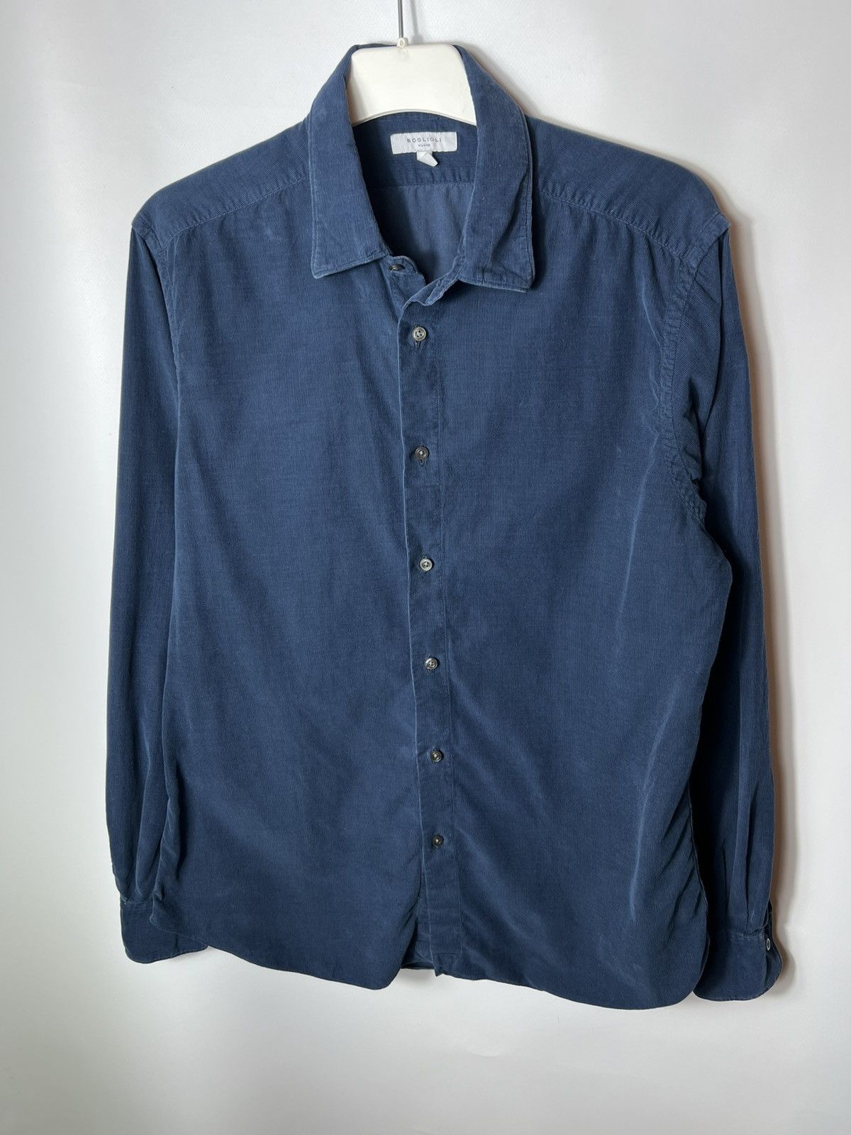 Boglioli Vintage luxury Boglioli Velvet Button Up Shirt Size 42/16.5 Size US M / EU 48-50 / 2 - 1 Thumbnail