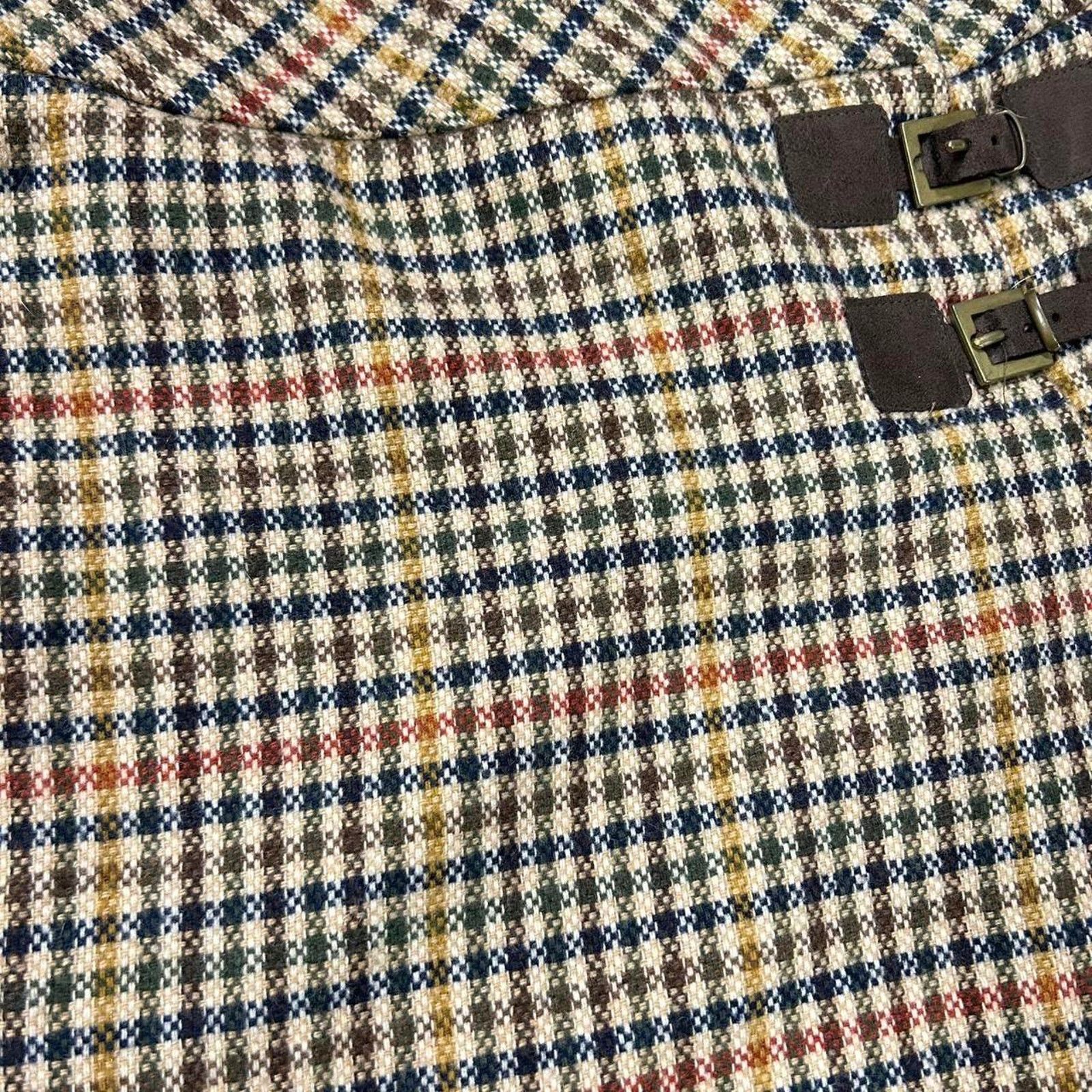 Zara Mini Womens 4 Plaid Gingham Zara Skirt with Buckle Detail Size 27" / US 4 / IT 40 - 5 Thumbnail