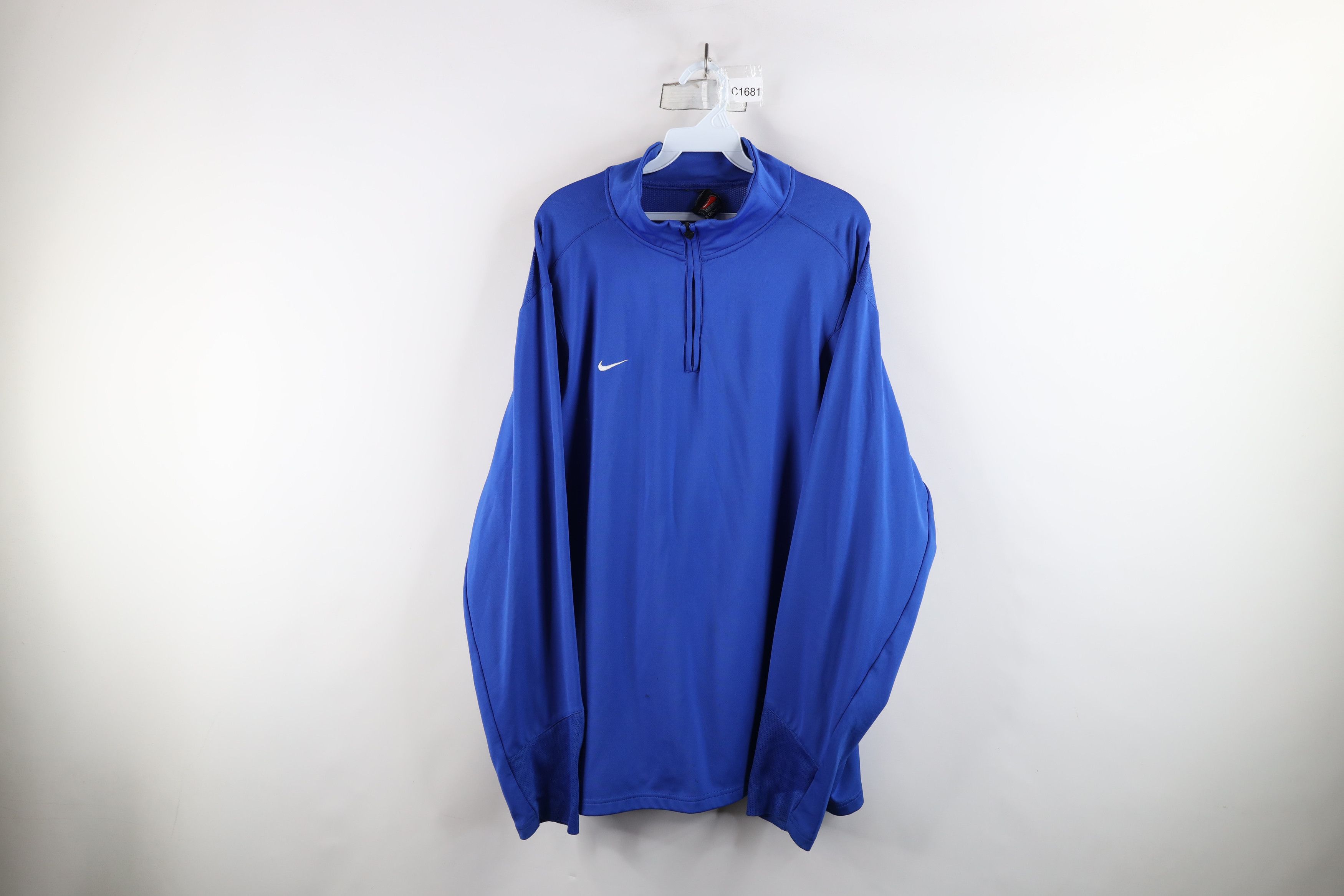 Nike × Vintage Vintage Nike Scott Mini Swoosh Half Zip Pullover Sweater Top Size US XXL / EU 58 / 5 - 1 Thumbnail