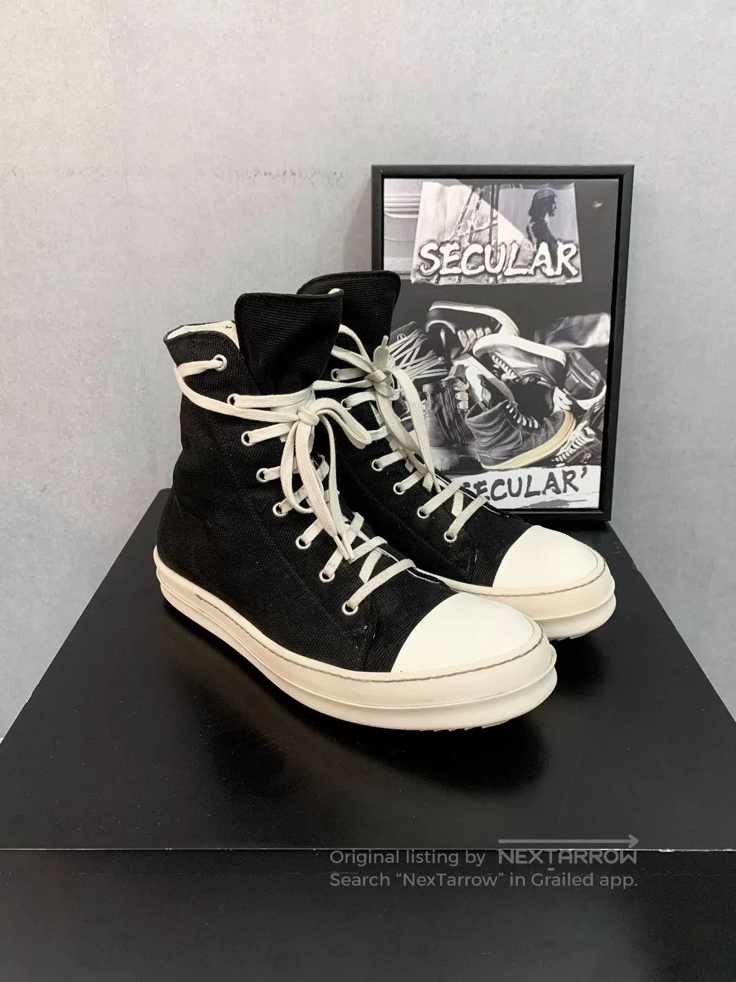 Rick Owens Rick Owens High. Size US 9 / EU 42 - 4 Thumbnail