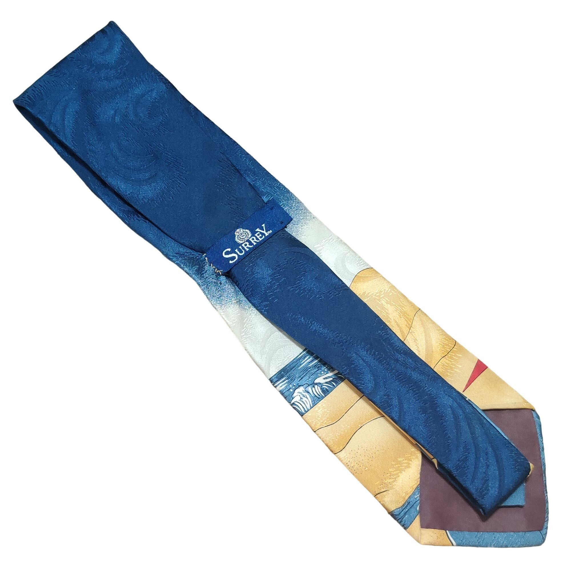Other Surrey Mens Necktie Holiday Beach Snowman Christmas Party Va Size ONE SIZE - 4 Thumbnail