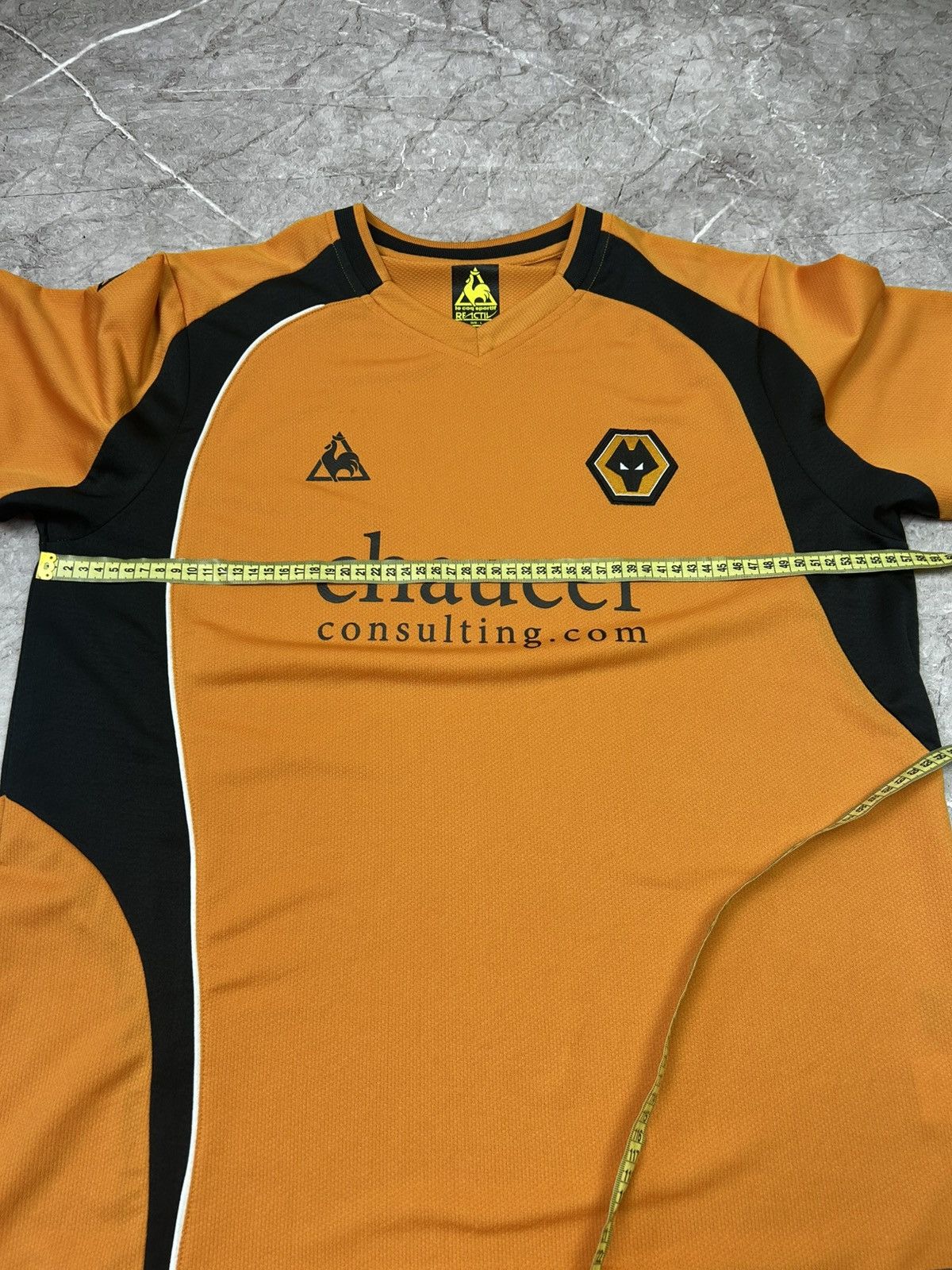 Le Coq Sportif Vintage Le Coq Sportif Wolverhampton Jersey Size L Size US L / EU 52-54 / 3 - 12 Thumbnail