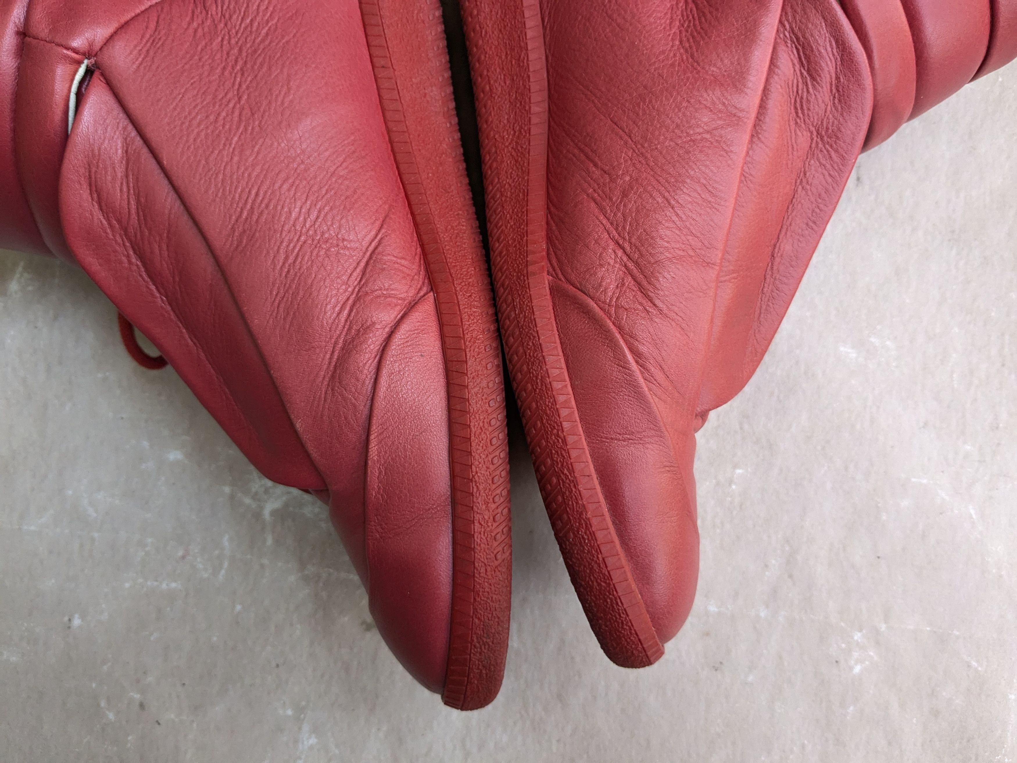 Maison Margiela Maison Margiela Future Red 9.5 42.5 Leather High Tops Size US 9.5 / EU 42-43 - 8 Thumbnail