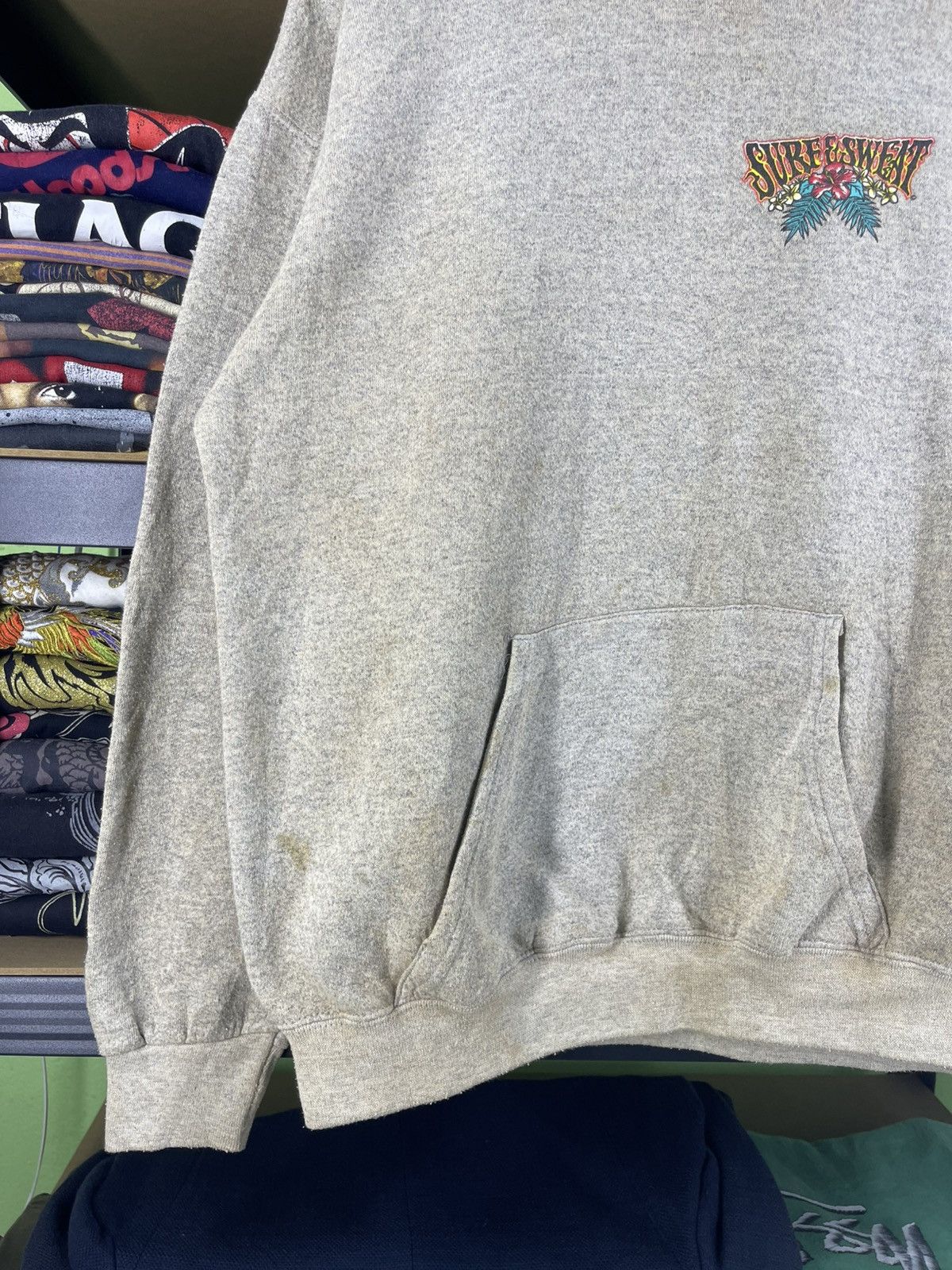 Sun Surf Vintage 94's Surf and Sweat Big Wave Hoodie Size US L / EU 52-54 / 3 - 4 Thumbnail
