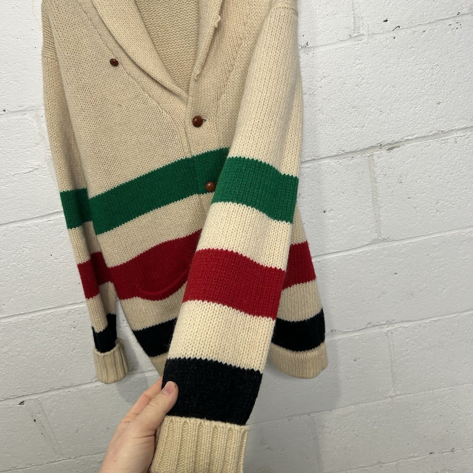 Polo Ralph Lauren Vintage Polo Ralph Lauren Hudson Bay Stripe Cardigan Jacket Size US M / EU 48-50 / 2 - 9 Thumbnail