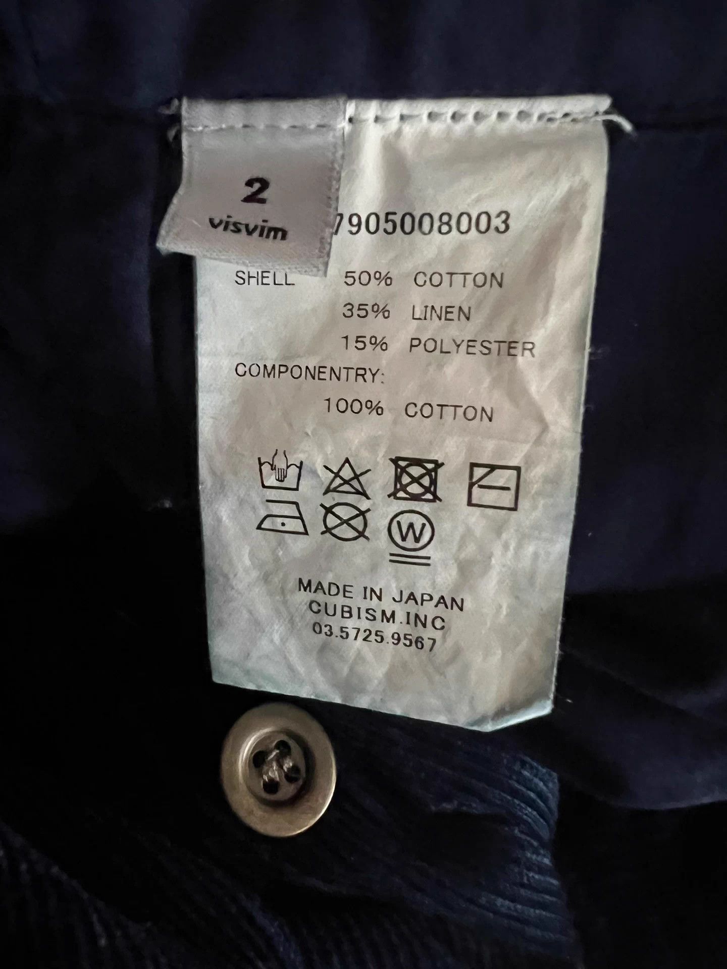Visvim visvim ict 2017 indigo dyed corduroy short size 2 Size US 32 / EU 48 - 8 Thumbnail