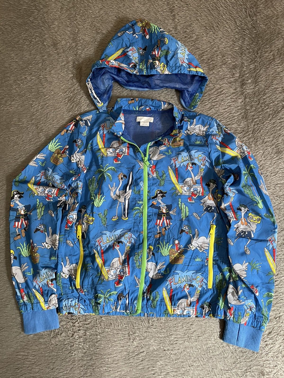 Stella McCartney Stella McCARTNEY Kids Flamingo packable jacket Size US XXS / EU 40 - 1 Thumbnail