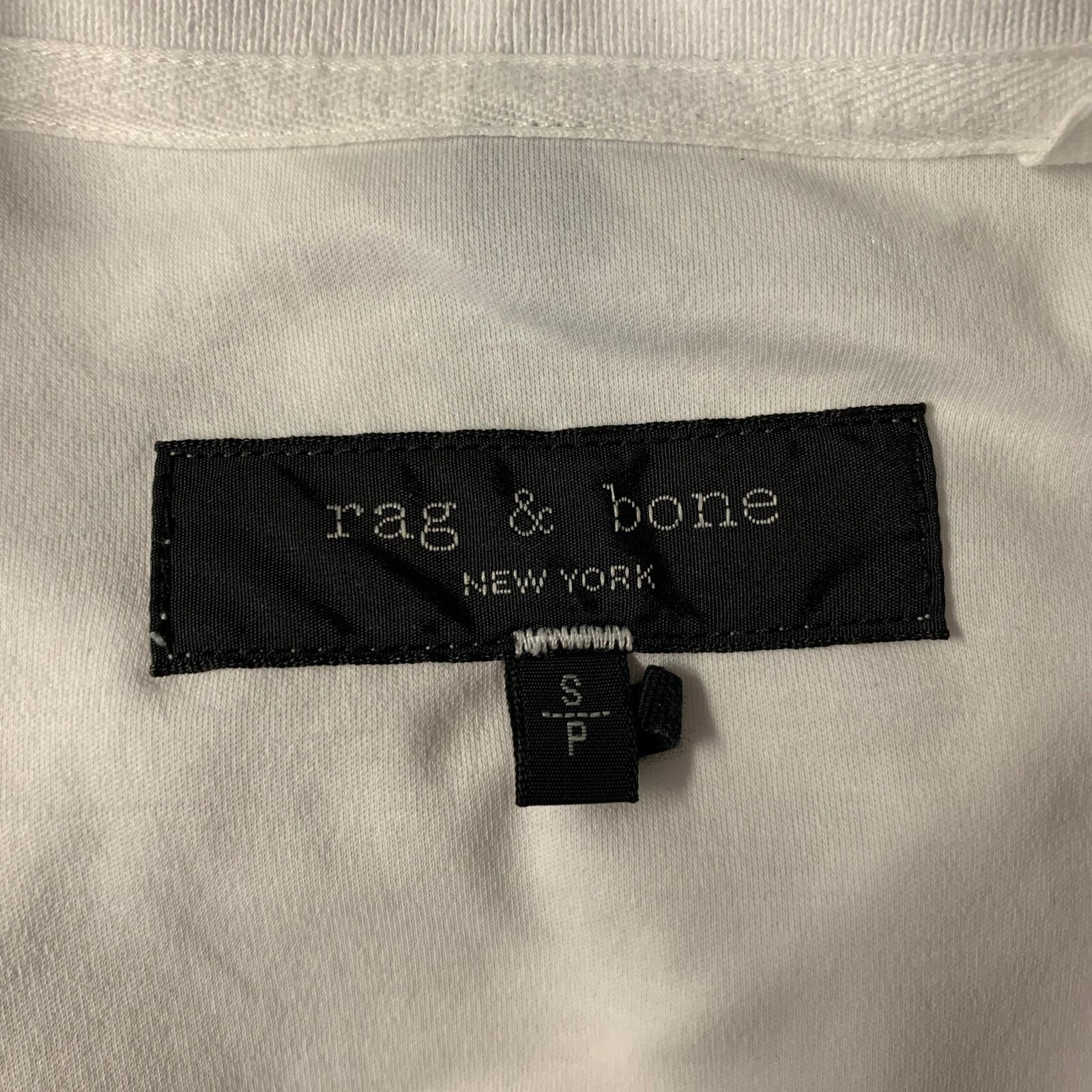 Rag & Bone RAG & BONE Size S White Cotton Polo Size US S / EU 44-46 / 1 - 5 Thumbnail