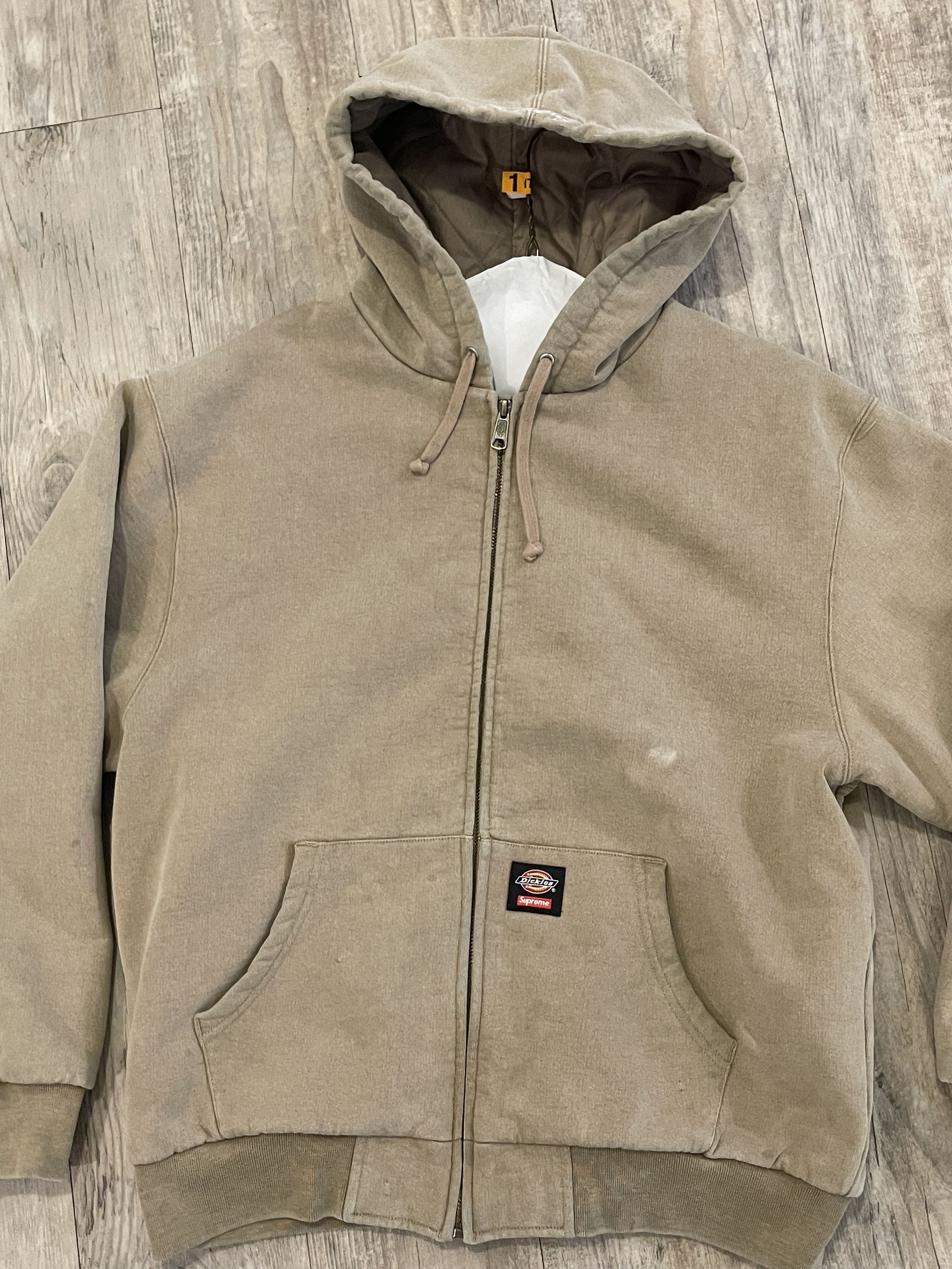Dickies × Supreme Supreme Dickies Qulited Tan Zipup Size US S / EU 44-46 / 1 - 2 Thumbnail