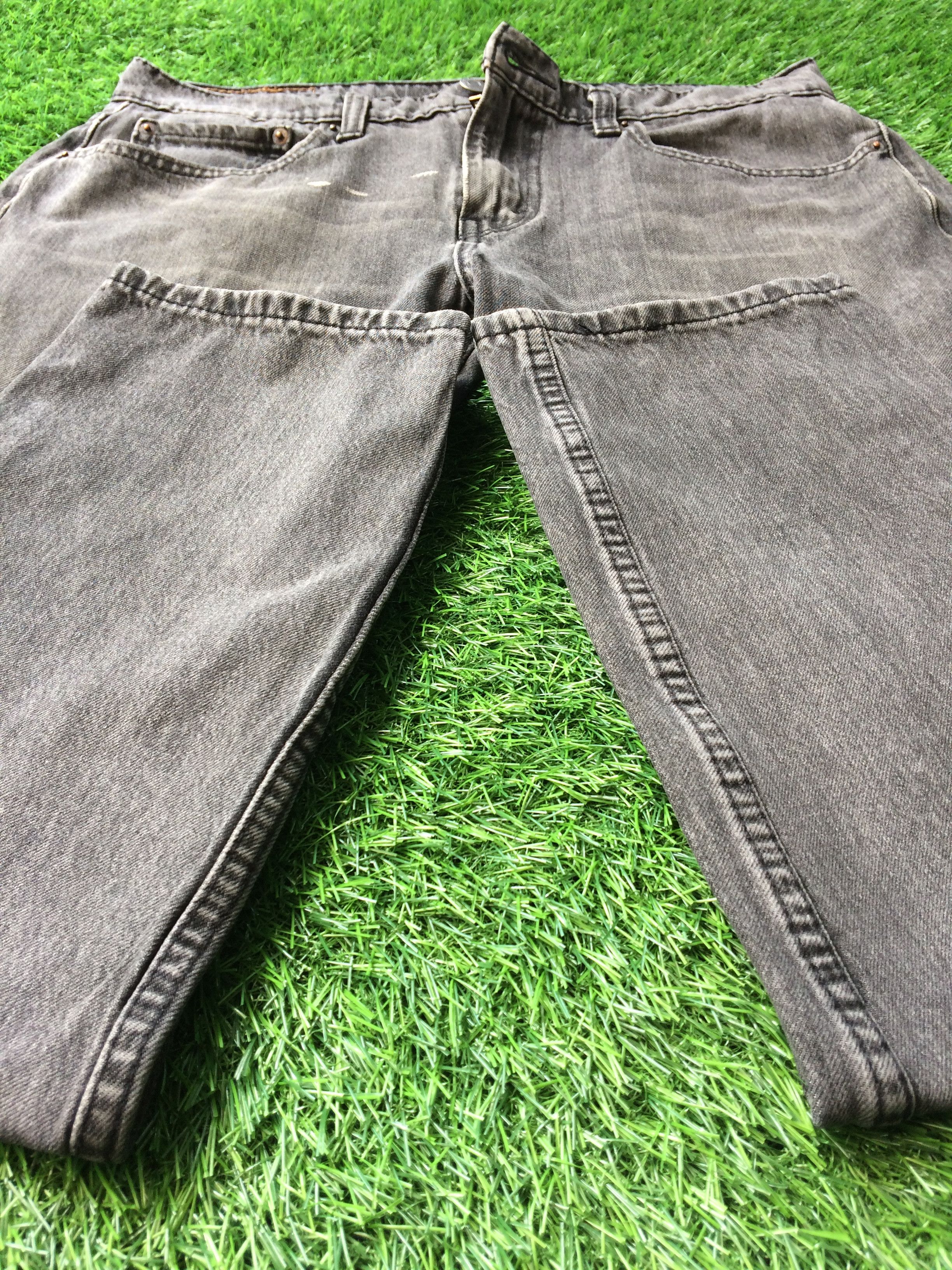 Unsound Rags Distressed Faded Black Slim Jeans D-766 Size US 32 / EU 48 - 8 Thumbnail