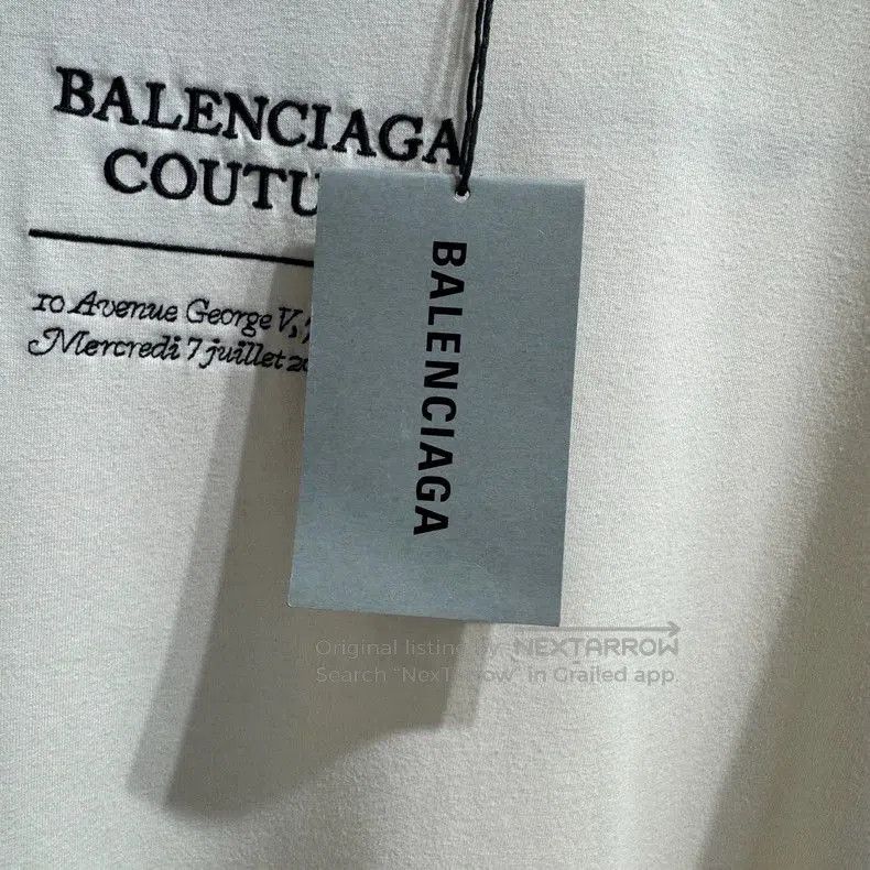 Balenciaga Balenciaga Limited Embroidered Short Sleeve Tee. Size US M / EU 48-50 / 2 - 5 Thumbnail