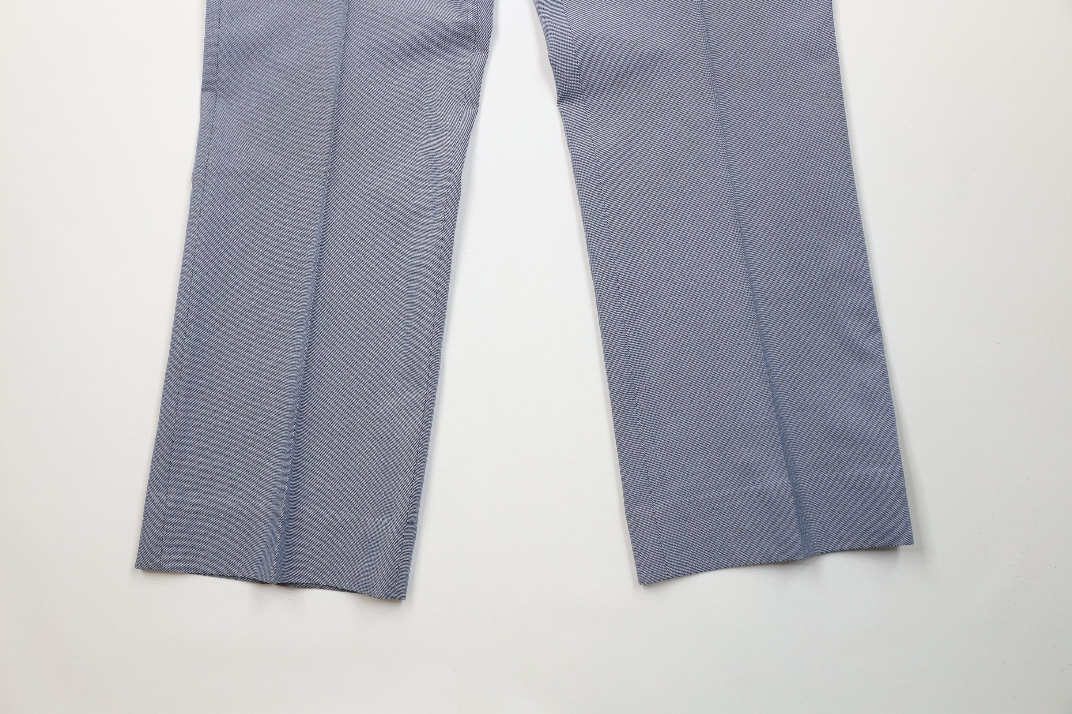 Vintage 70s Streetwear Knit Wide Leg Bell Bottoms Pants USA