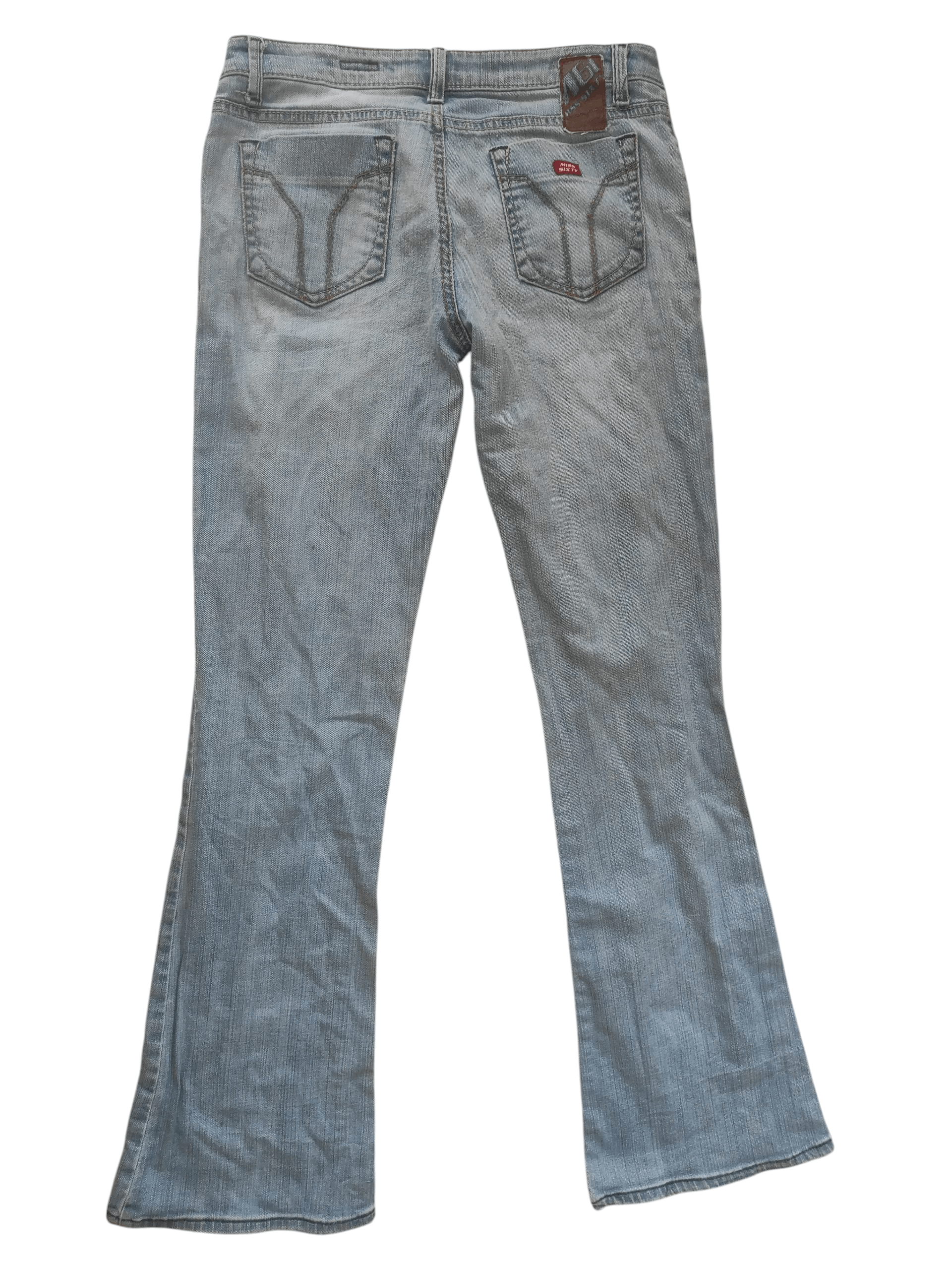 Miss SIxty Vintage Y2K Ultra Low Rise Stretch Bootcut Jeans