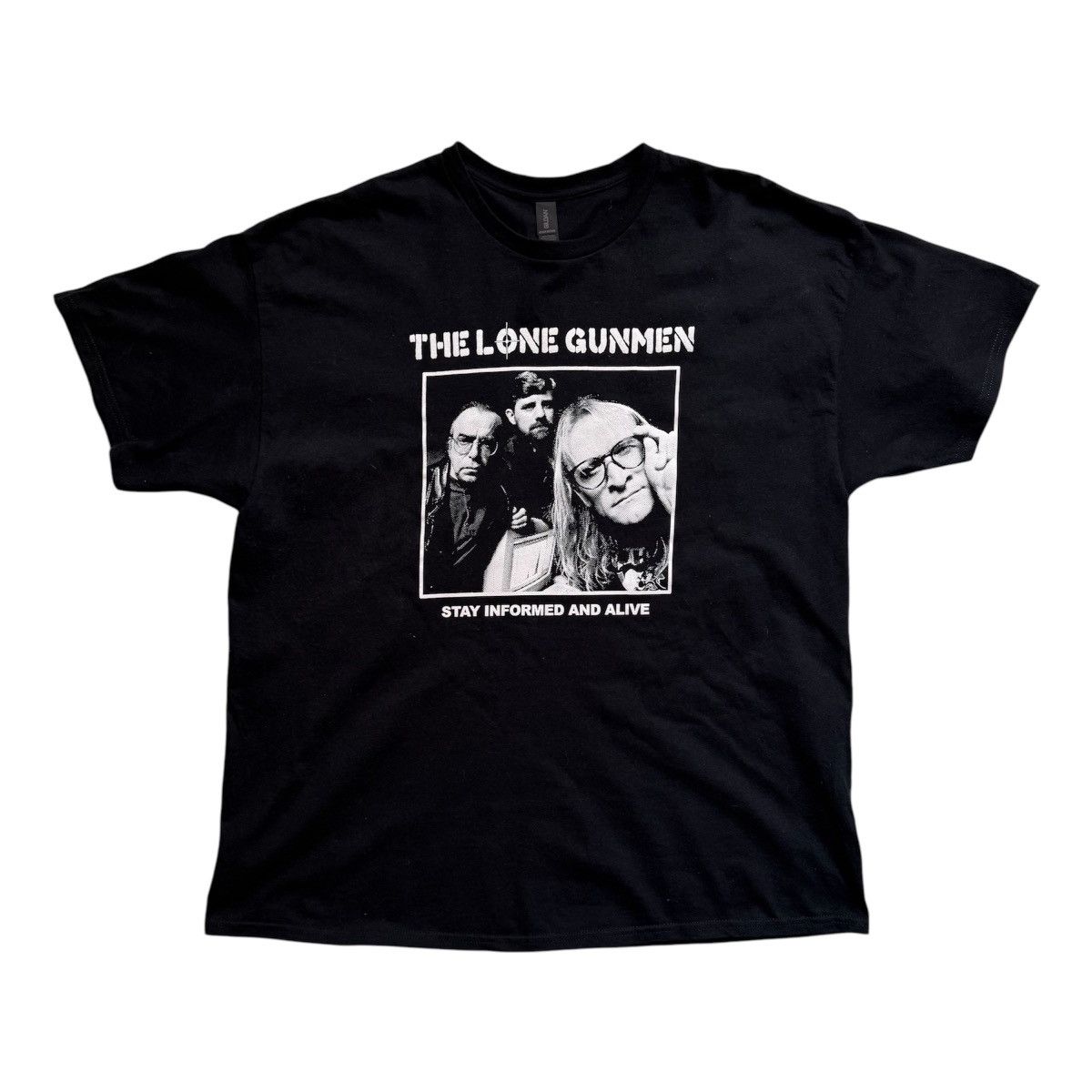 Fox Racing × The Last Conspiracy Vintage Y2K The Lone Gunmen T-Shirt Size US XXL / EU 58 / 5 - 1 Thumbnail