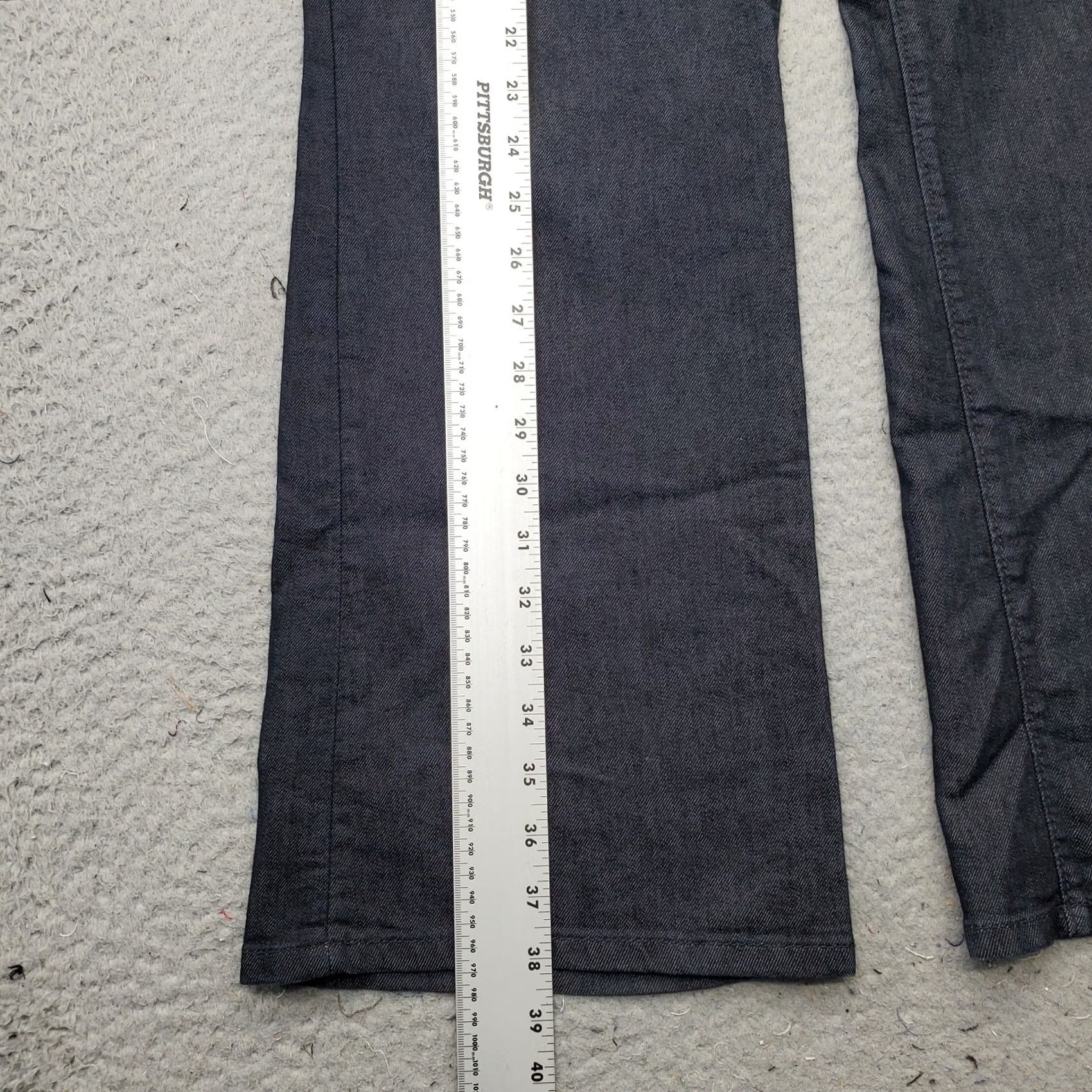 Ann Taylor Ann Taylor Curvy Flare Jeans Womens 10P Navy Denim Dark Wash Jeans Size 32" / US 10 / IT 46 - 3 Thumbnail