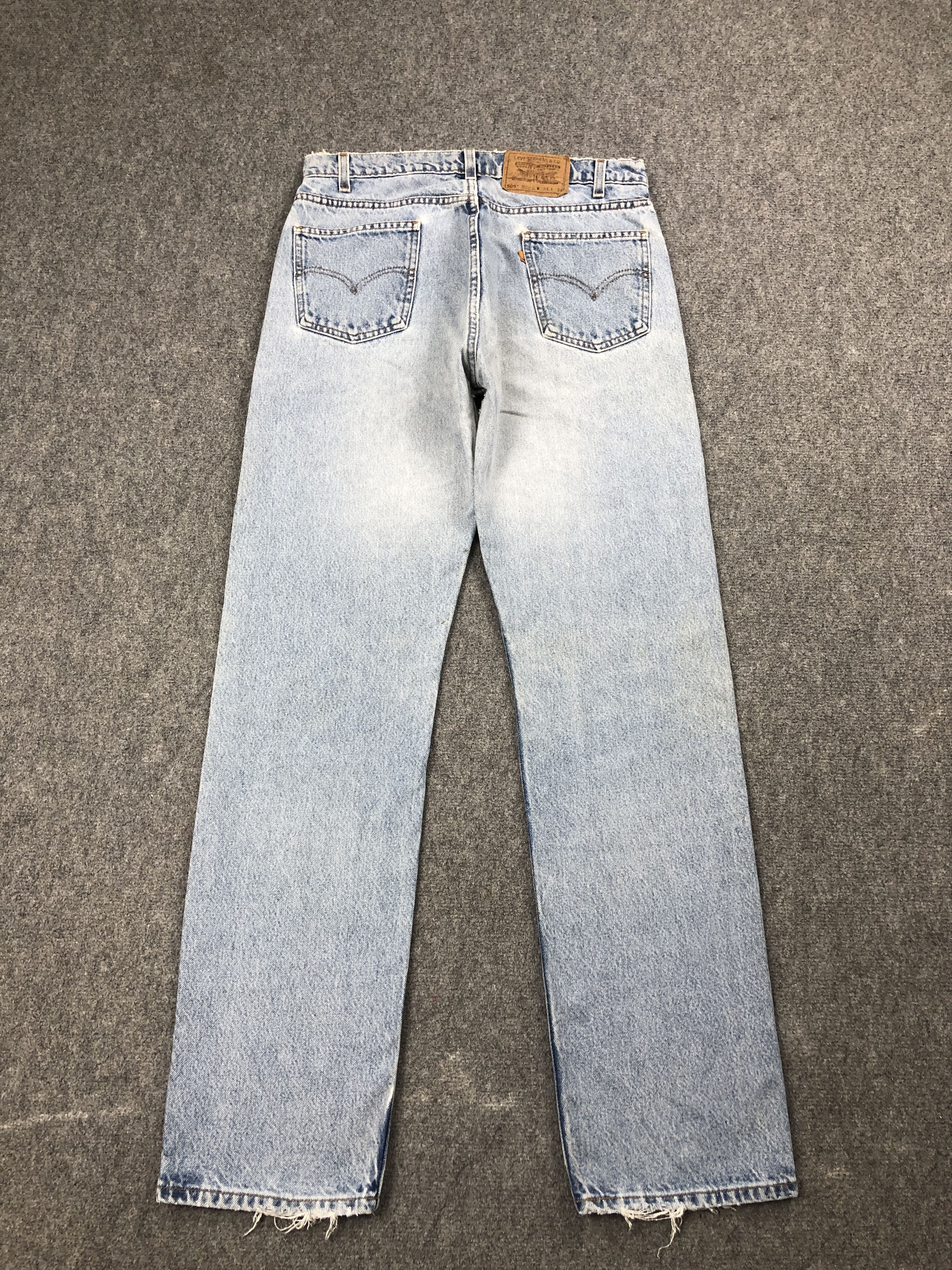 Levi's Vintage 90s Levi's 505 Orange Tabs Jeans DP2522 Size US 32 / EU 48 - 3 Thumbnail