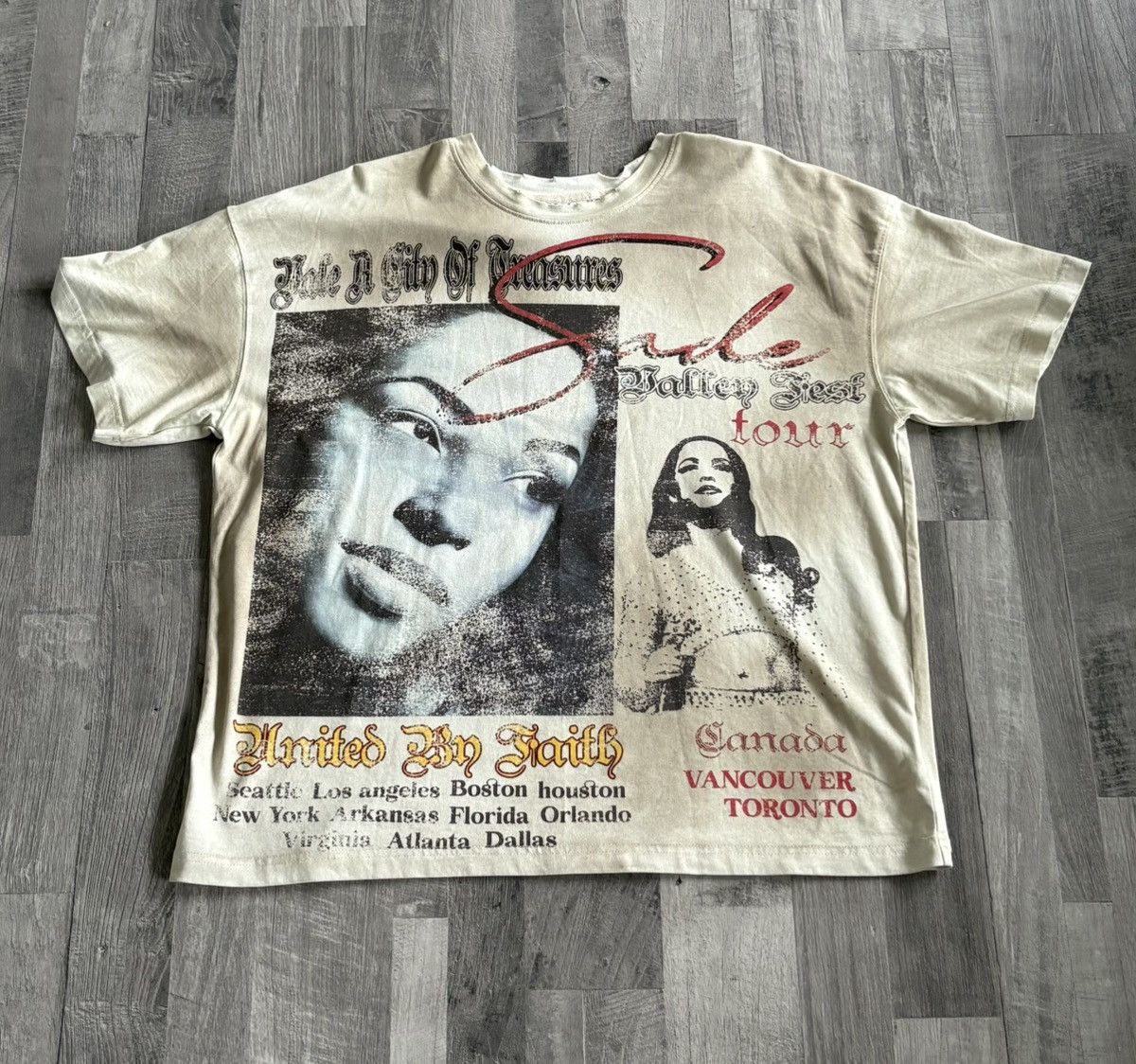 Vale Vale sade fantasy tour tee | Grailed