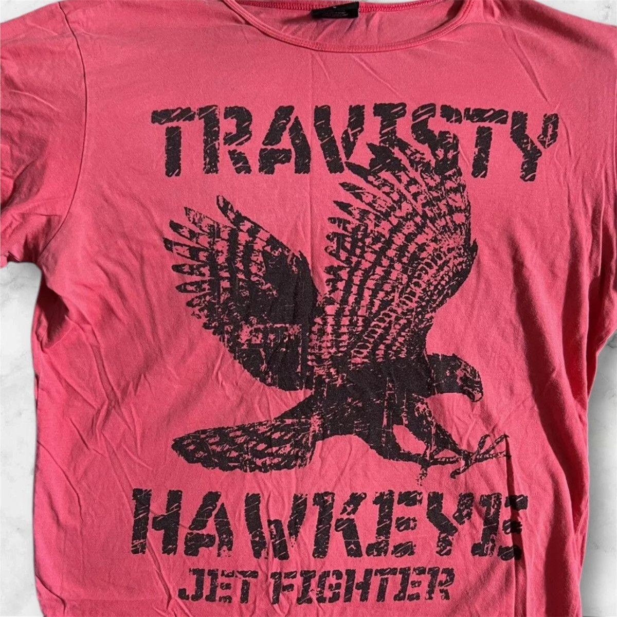 Other Travisty Eagle Streetwear T-Shirt L Pink-Red Size US L / EU 52-54 / 3 - 5 Thumbnail