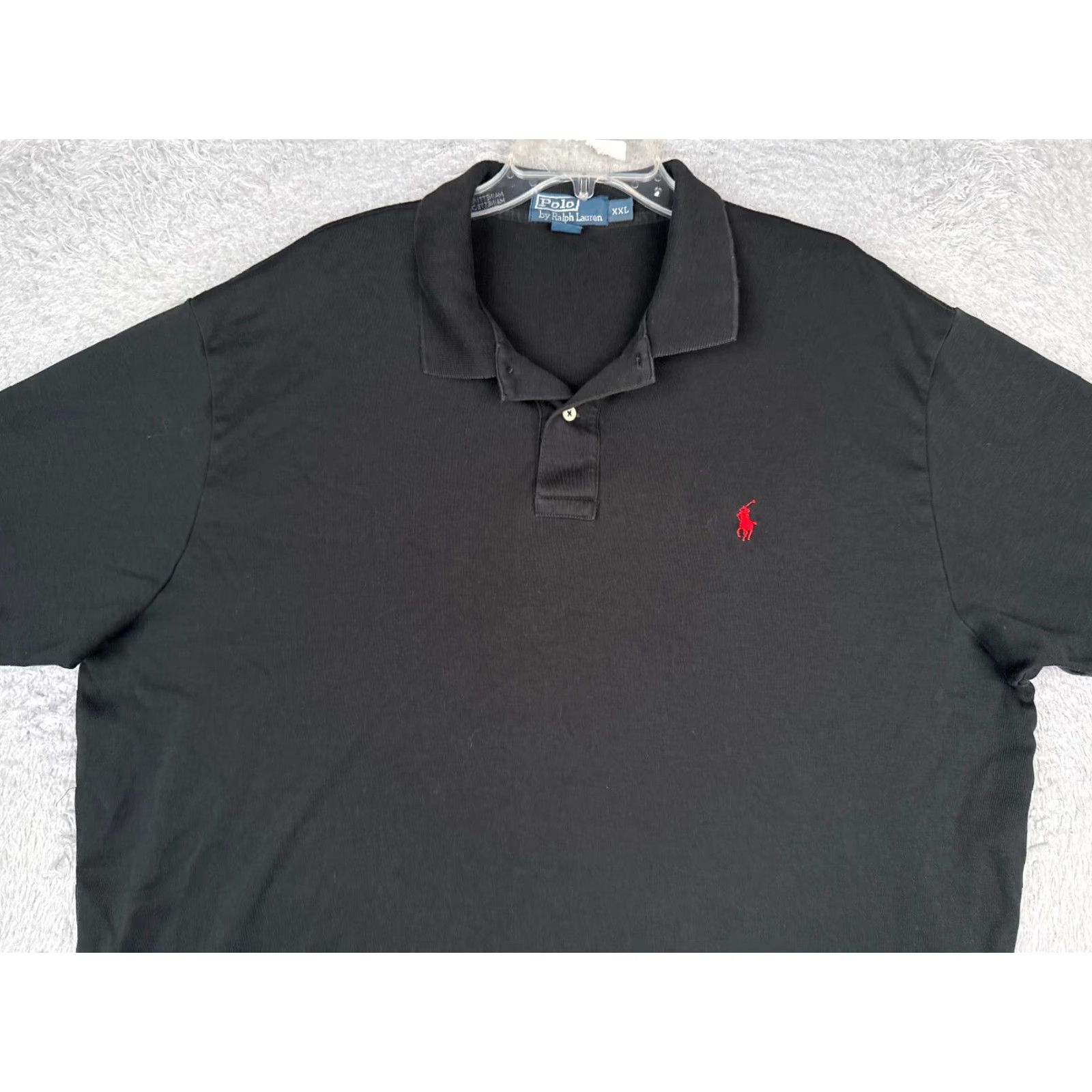Polo Ralph Lauren VINTAGE Polo Ralph Lauren Polo Shirt Adult 2XL Black 100% Cotton Polo Shirt Polo Ralph Lauren Mens 2XL Black Vintage Sports Modern American 90s Size US XXL / EU 58 / 5 - 4 Thumbnail