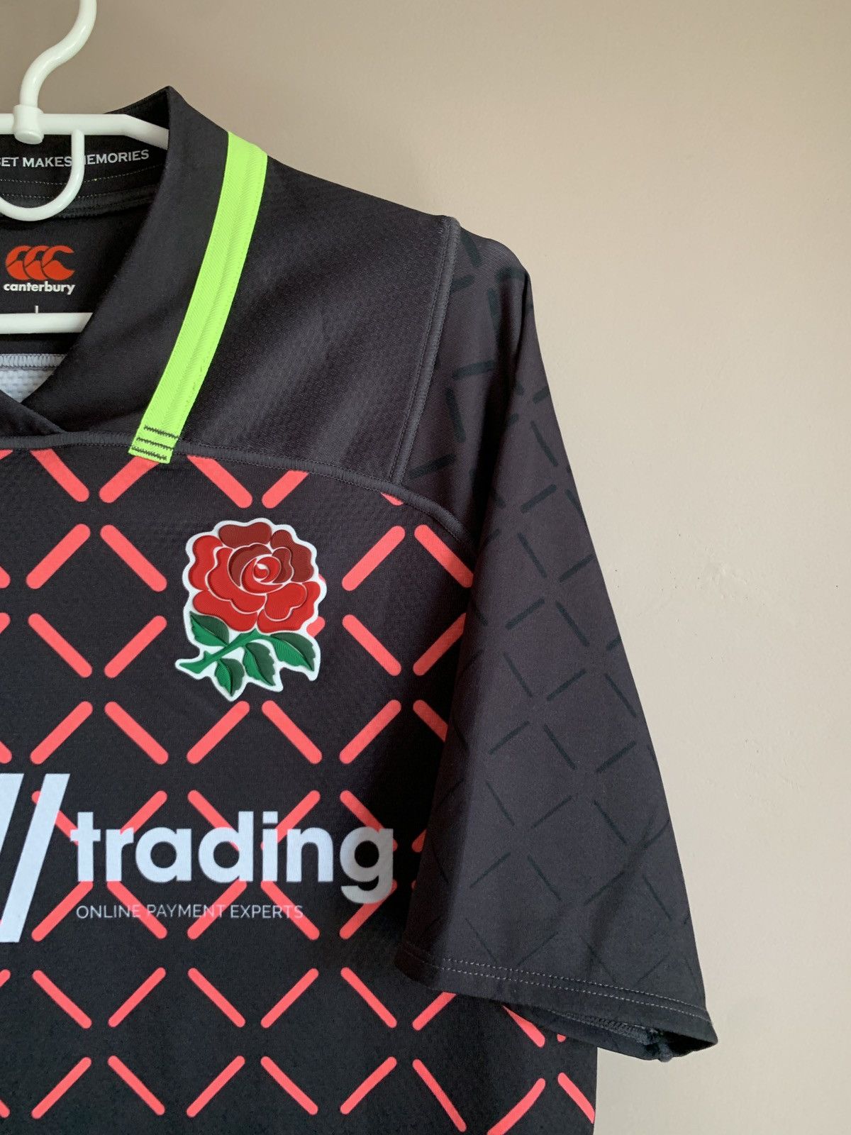 Canterbury of New Zealand England Sevens Rugby Union Shirt Canterbury Jersey Size L Size US L / EU 52-54 / 3 - 3 Thumbnail