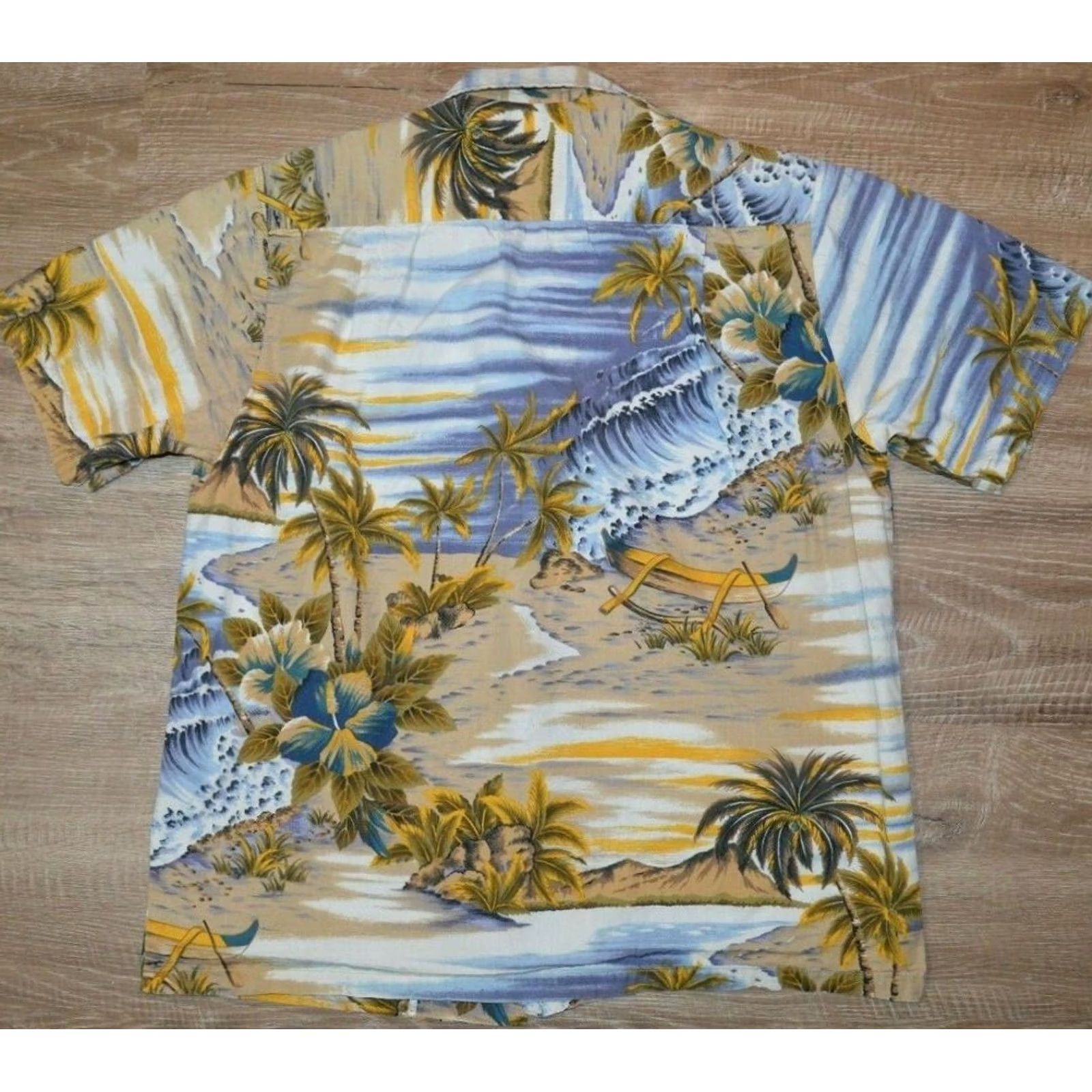 Vintage VINTAGE RJC Hawaiian Shirt Palm Tree City Made in Hawaii Men’s Medium Size US M / EU 48-50 / 2 - 2 Thumbnail