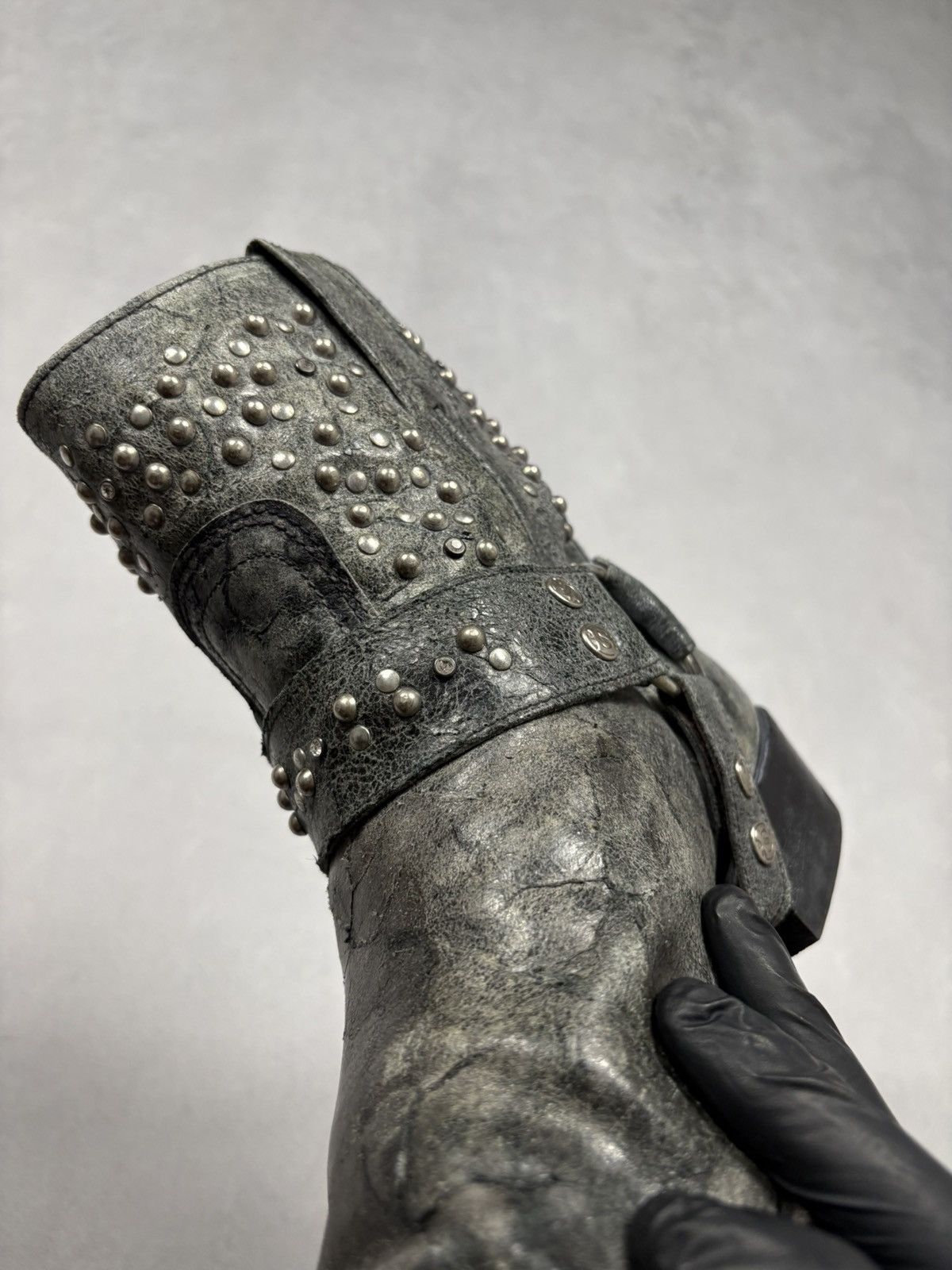 Sendra Sendra 9978 Studded Harness Boots Vintage Distressed Western Size US 10 / IT 40 - 8 Thumbnail