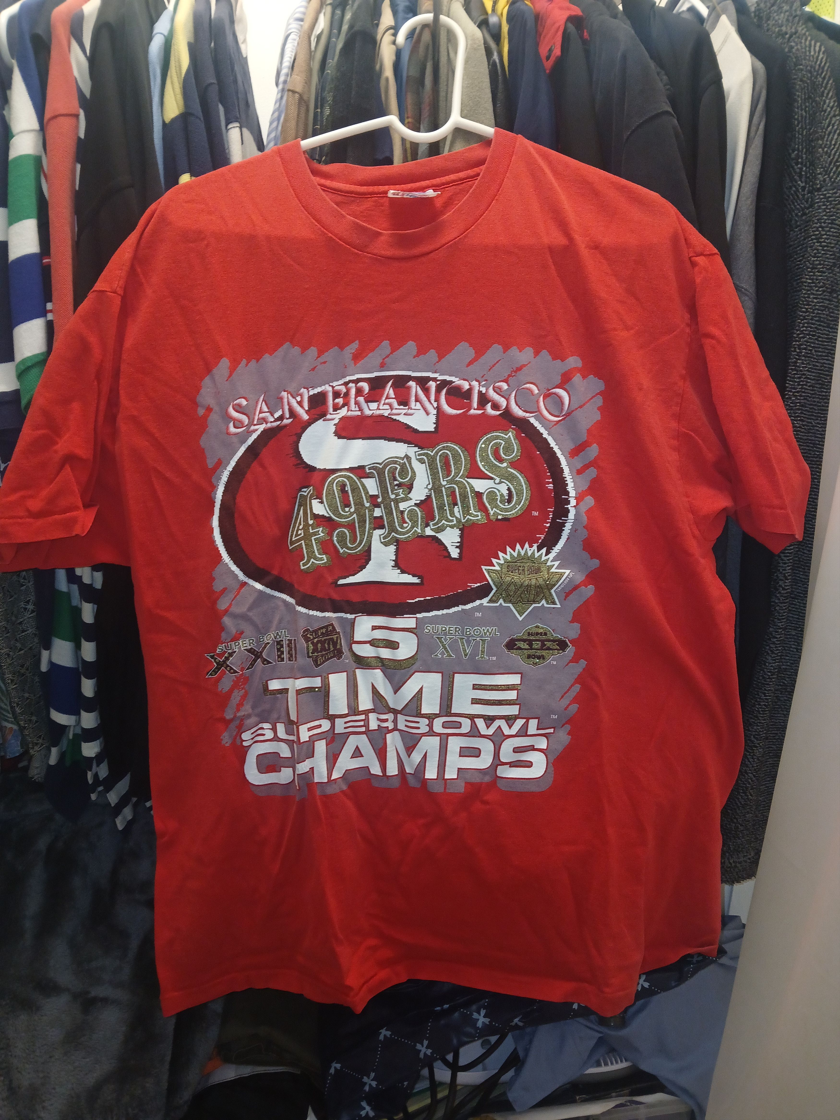 Other Vintage 90's San Francisco 49ers Superbowl Champs T-Shirt Size US XL / EU 56 / 4 - 1 Preview